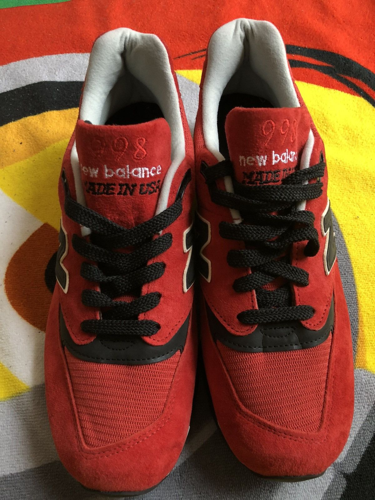 New Balance 8.5 New Balance 998 American Rebel White Red suede reflectiv Size US 8.5 / EU 41-42 - 3 Thumbnail