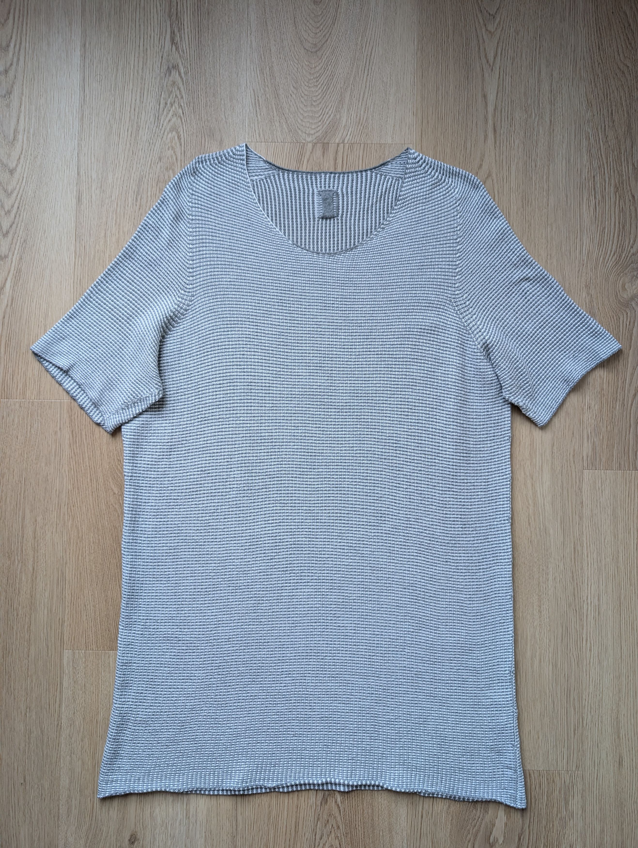 hannes roether Hannes Roether Cotton Cashmere Striped Knit T Shirt Size US XL / EU 56 / 4 - 1 Thumbnail