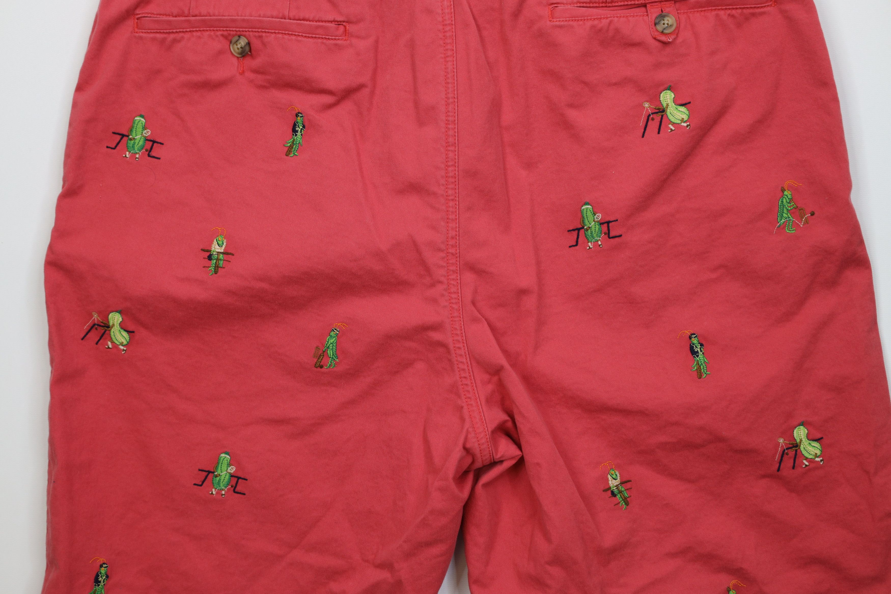 Polo Ralph Lauren Vintage Ralph Lauren Sports All Over Print Chino Shorts Red Size US 38 / EU 54 - 11 Thumbnail