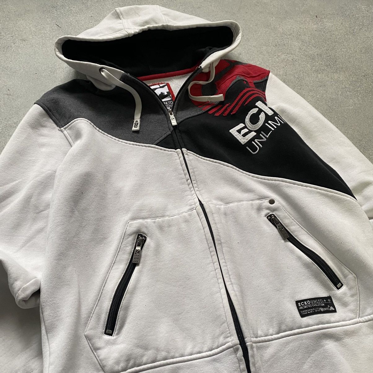 Ecko Unltd. Vintage Y2K Ecko UNLTD Zip Hoodie If Six Was Nine Style Size US M / EU 48-50 / 2 - 3 Thumbnail