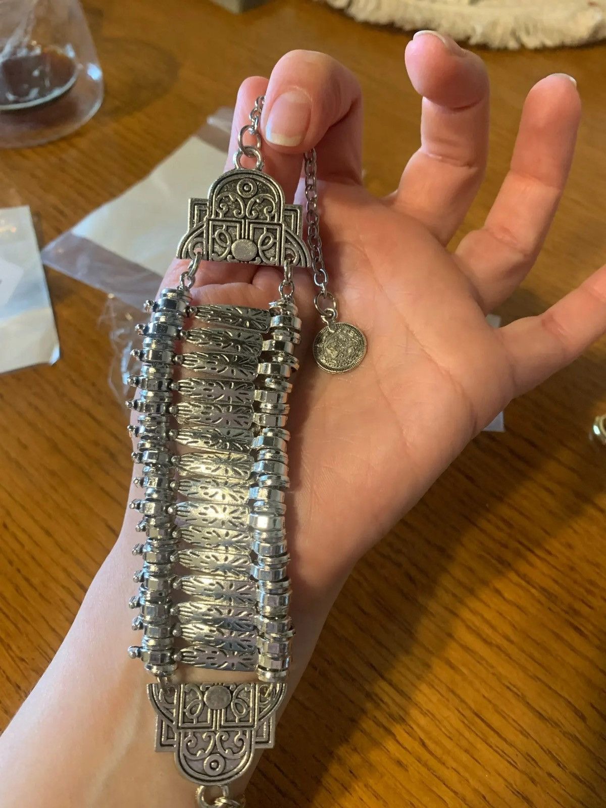 Jewelry × Sterling Silver Boho Multilayer Adjustable Bracelet Size ONE SIZE - 5 Thumbnail