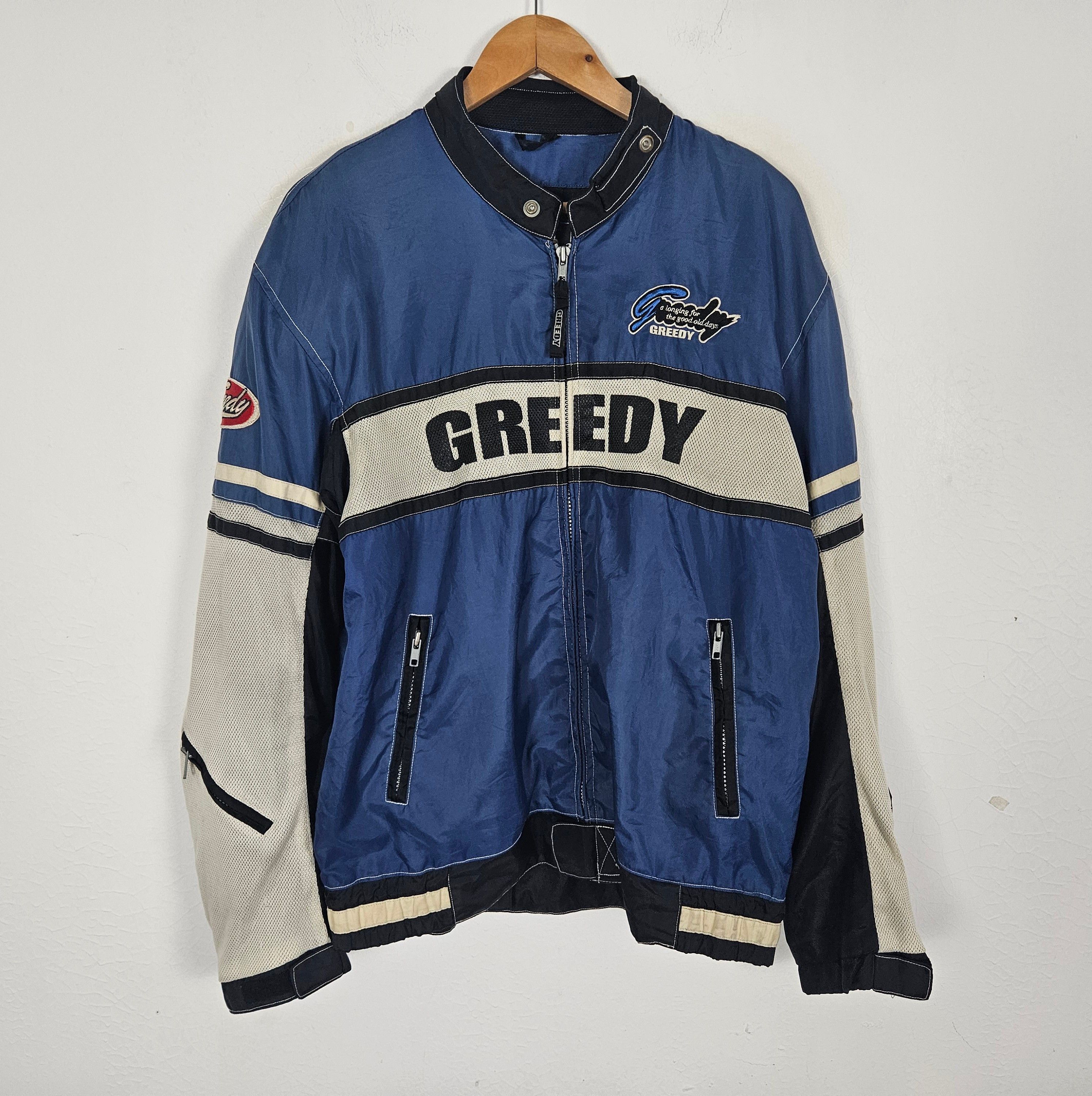 Sports Specialties Vintage Greedy Racing Rider Jacket Size US L / EU 52-54 / 3 - 2 Thumbnail