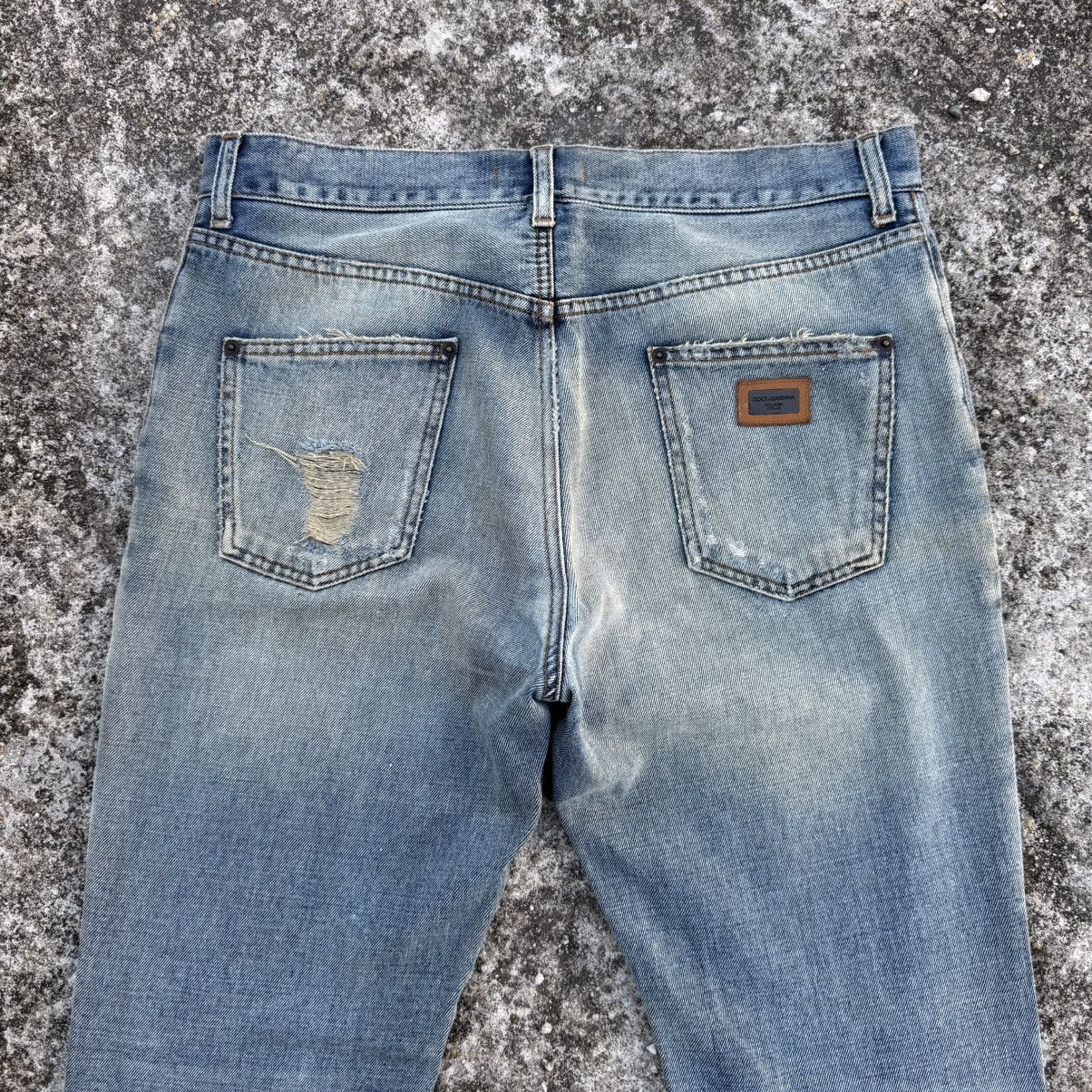 Dolce & Gabbana VINTAGE DOLCE & GABBANA FADED JEANS DENIM PANTS Size US 34 / EU 50 - 12 Thumbnail