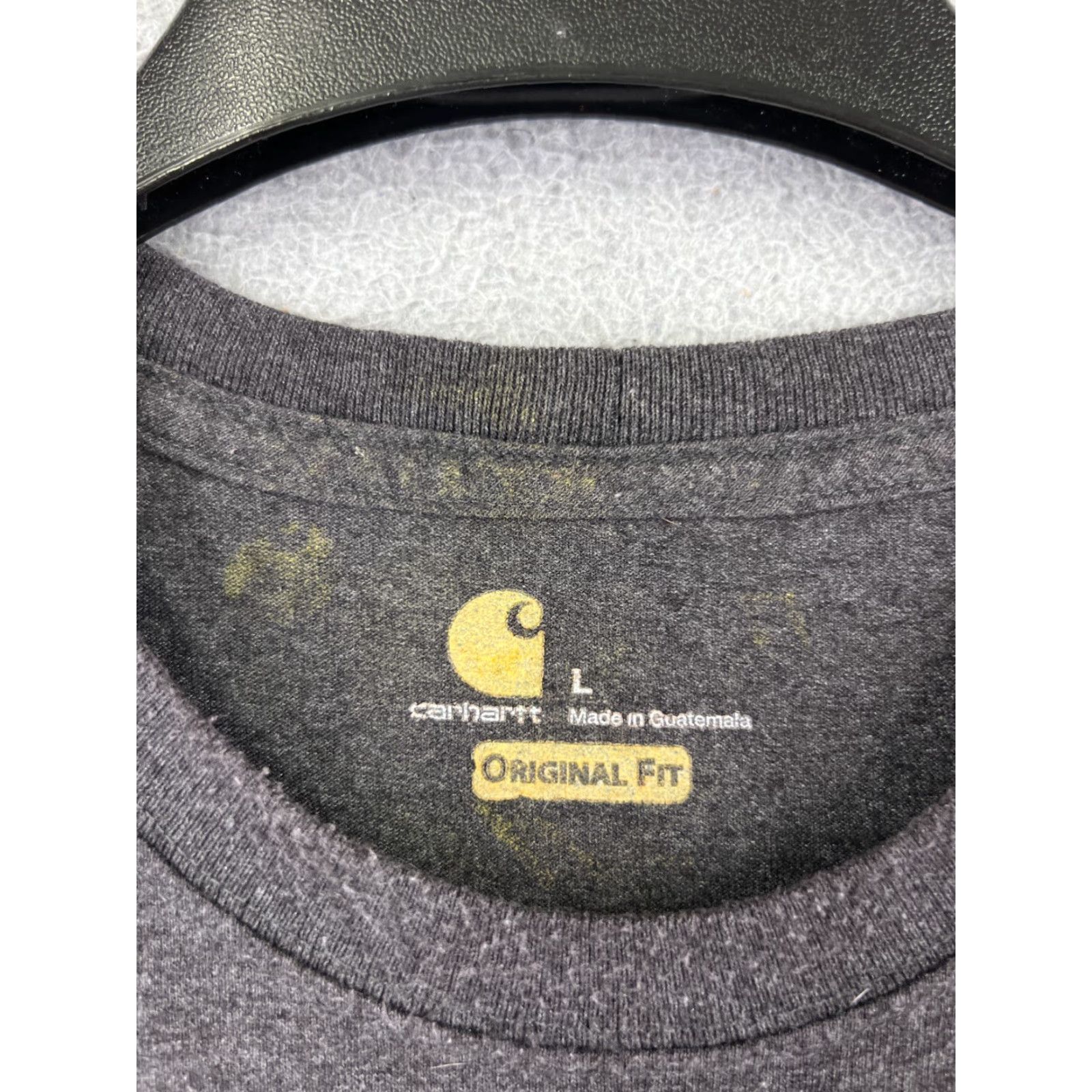 Carhartt Carhartt Shirt Mens Large Gray Short Sleeve Crew Neck Cotton Blend Pocket Size US L / EU 52-54 / 3 - 3 Thumbnail