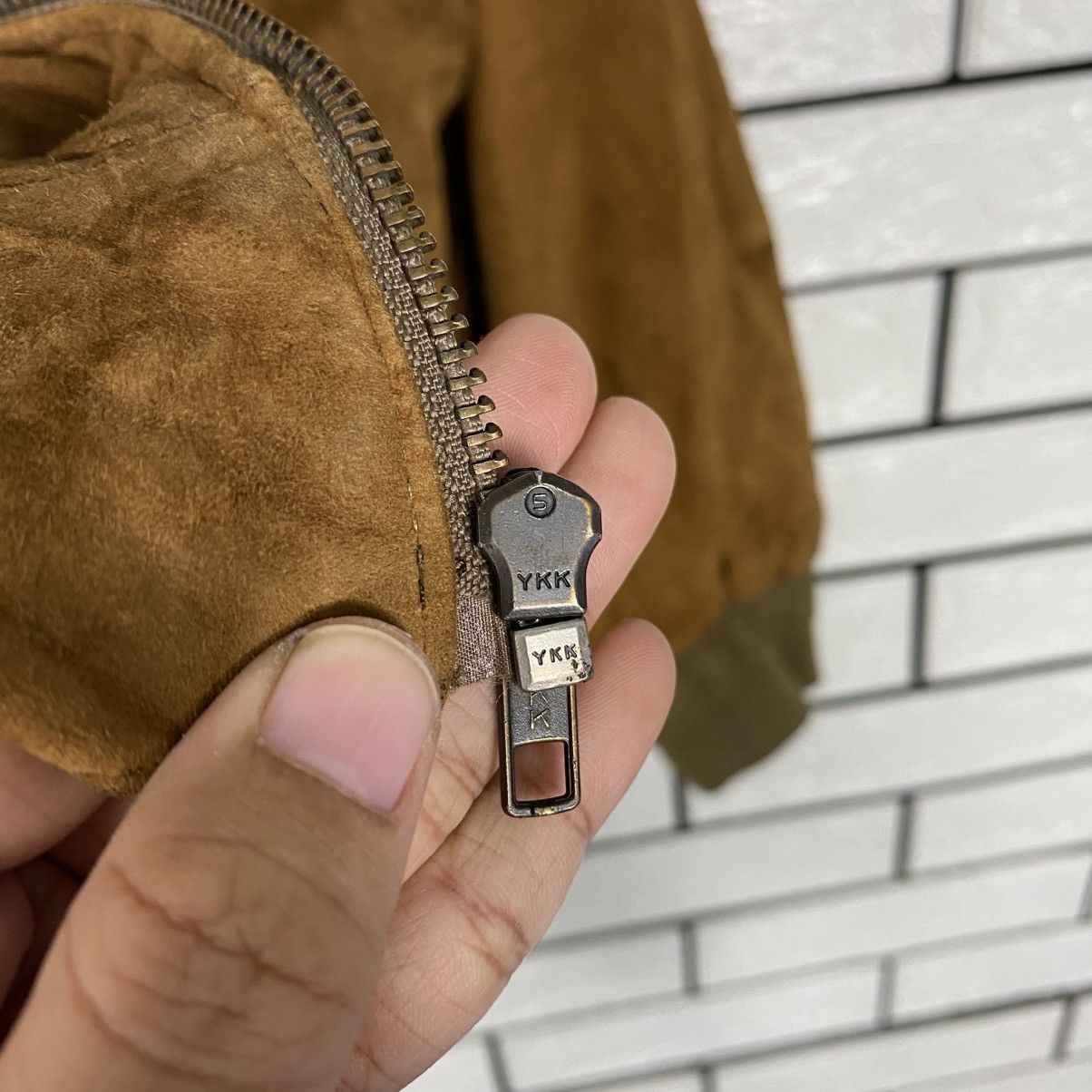 Japanese Brand 📌Vintage Genuine Leather Bomber Jacket Unbrand Issey Miyake Size US M / EU 48-50 / 2 - 19 Thumbnail
