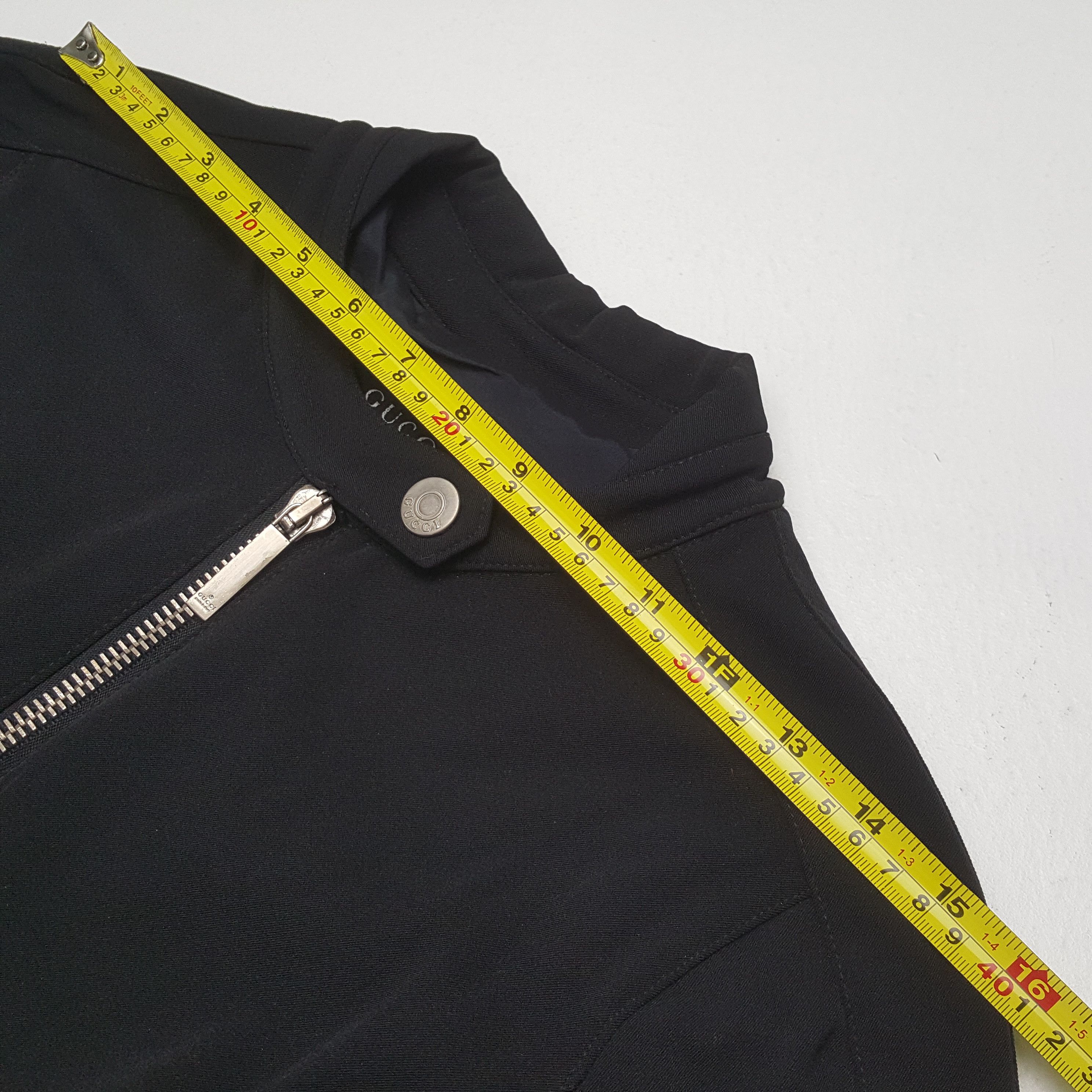 Gucci Vintage Gucci Luxury Fashion Brand Black Jacket C313N25 Size XS / US 0-2 / IT 36-38 - 5 Thumbnail