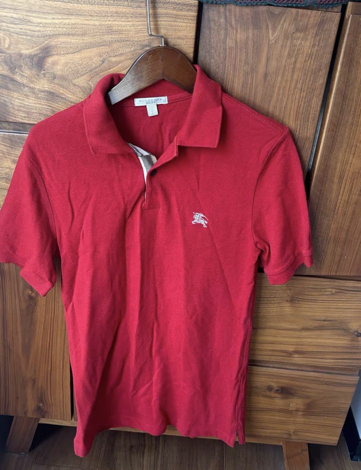 Burberry Burberry Short Sleeve Polo Shirt J2 Size US S / EU 44-46 / 1 - 1 Thumbnail