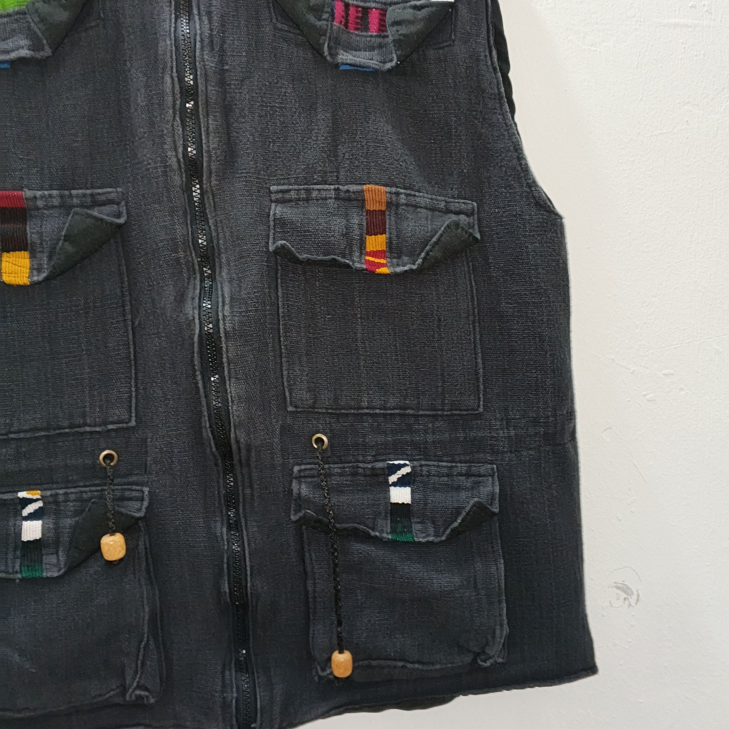 Vintage Vintage 80's Guatamelan Mexican Tactical Vest Jacket Size L Size US L / EU 52-54 / 3 - 4 Thumbnail