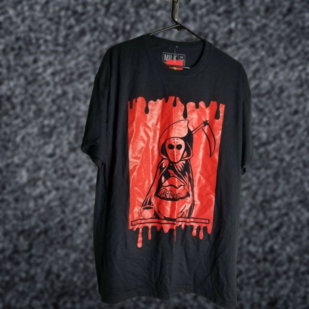 Vintage VINTAGE Milk Toronto Horror Movie T-Shirt Mens XL Short Sleeve Crew Neck Cotton Graphic Tee Size US XL / EU 56 / 4 - 1 Thumbnail