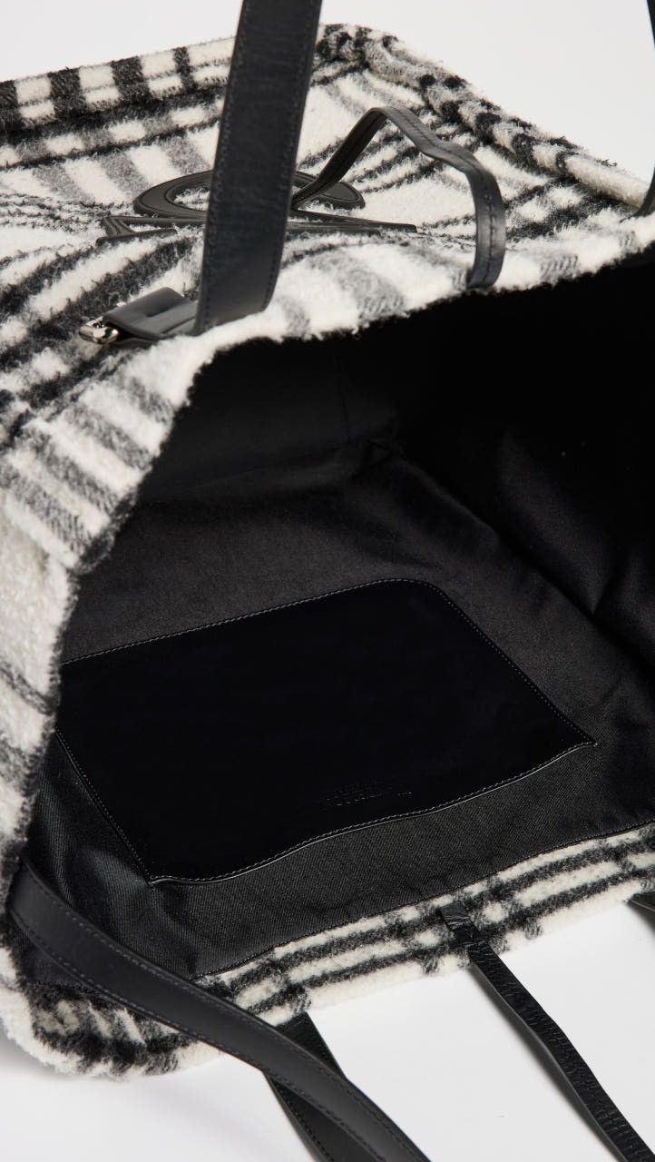 JW Anderson J.W. Anderson Belt Checked Tote Bag Size ONE SIZE - 6 Thumbnail