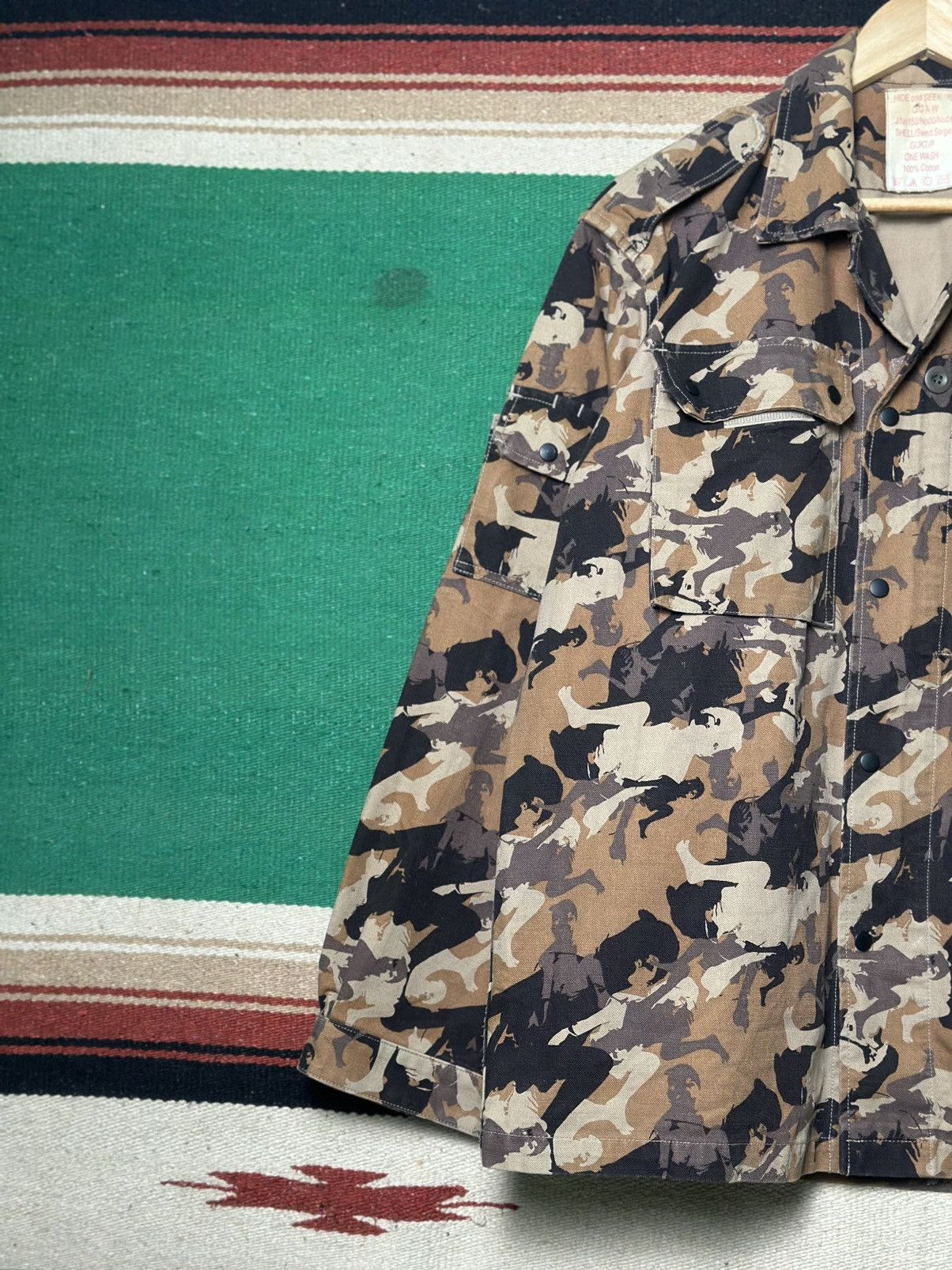 Japanese Brand RARE Hide and Seek Japan Vtg Military Workwear Jacket Size US L / EU 52-54 / 3 - 7 Thumbnail
