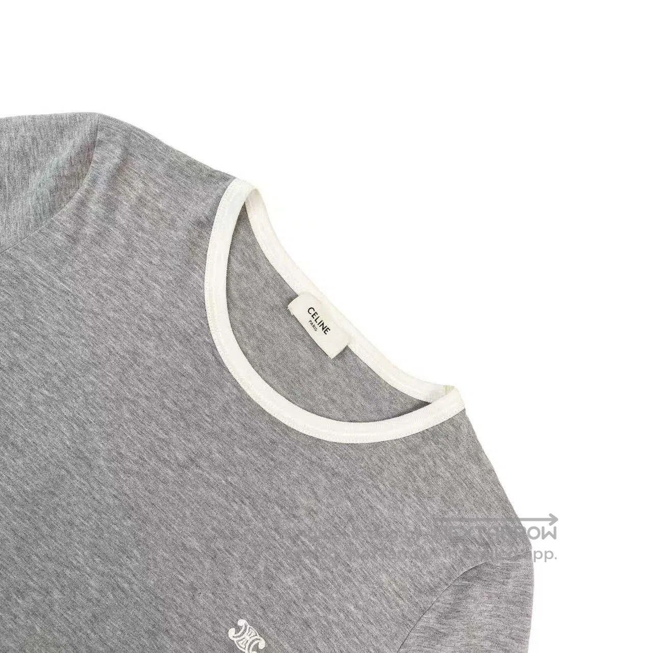 Celine Celine The Arc de Triomphe logo is short-sleeved| Size M / US 6-8 / IT 42-44 - 3 Thumbnail