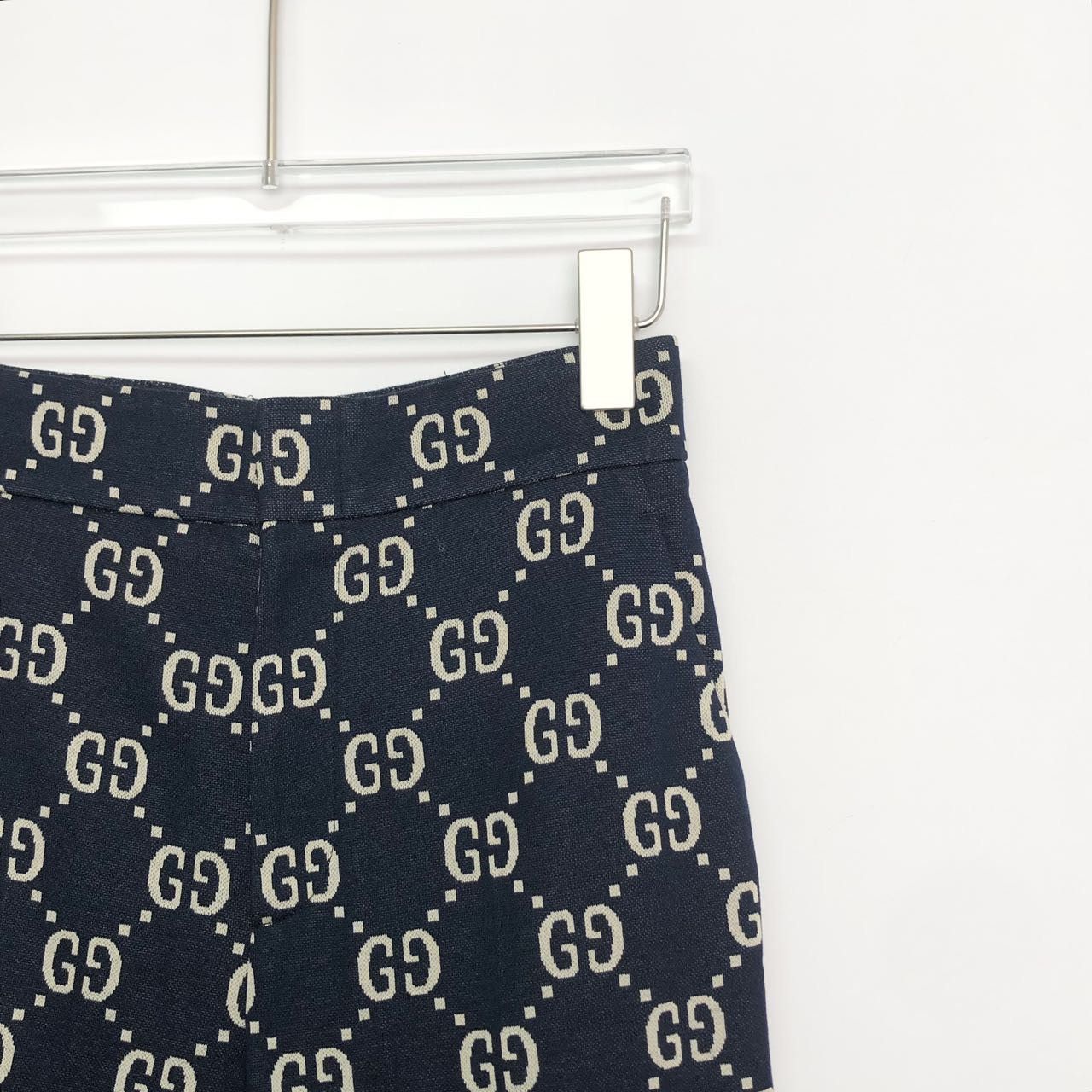Chanel Gucci All-over GG Print Straight-leg Casual Pants K26WX Size 27" / US 4 / IT 40 - 3 Thumbnail