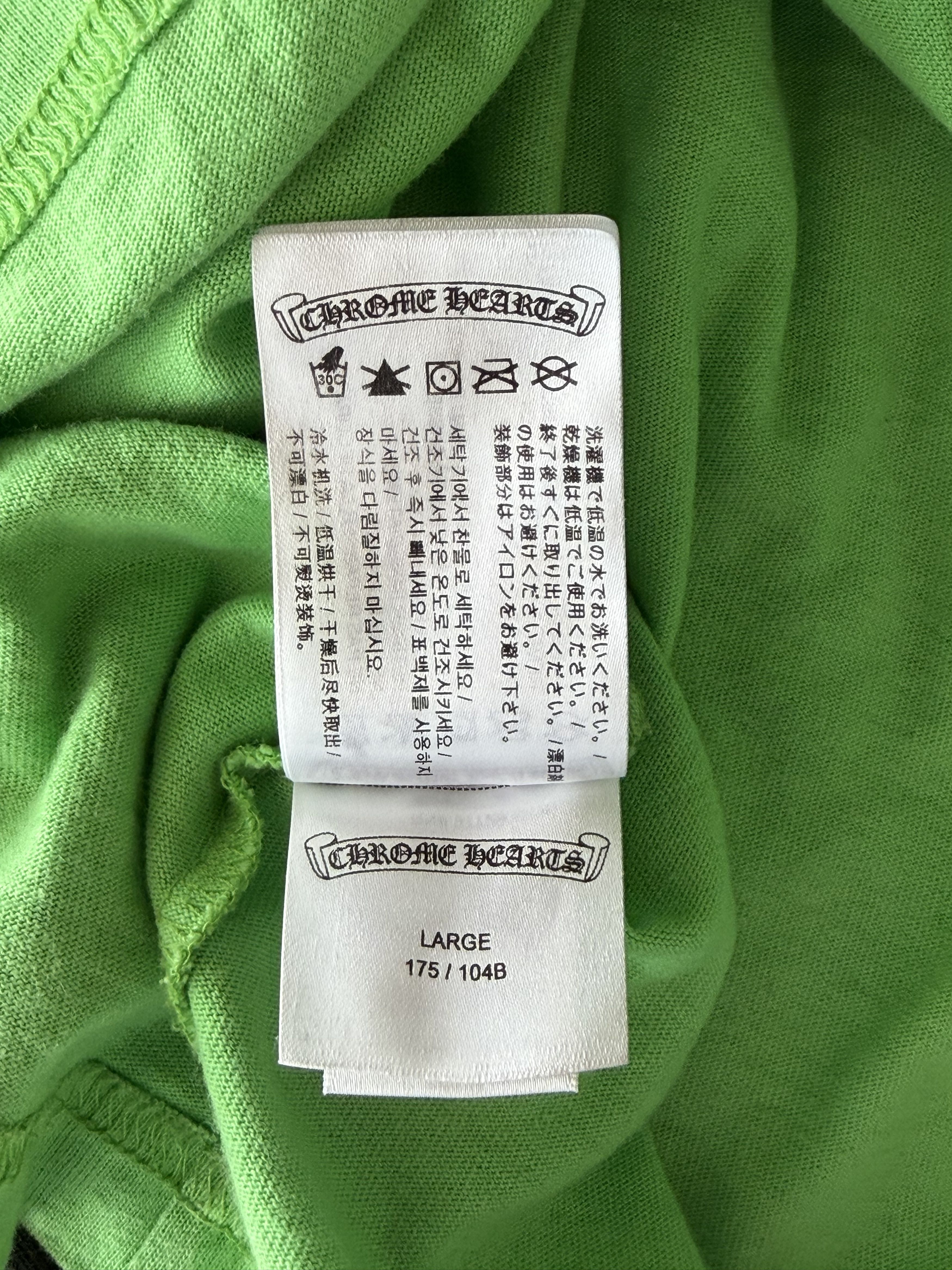 Chrome Hearts Chrome Hearts Green Sex Records Logo Longsleeve T-Shirt Size US L / EU 52-54 / 3 - 6 Thumbnail