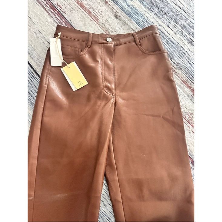 Other NWT Wilfred “Melina” Women's High-Rise Faux Leather Straight Size 28" / US 6 / IT 42 - 3 Thumbnail