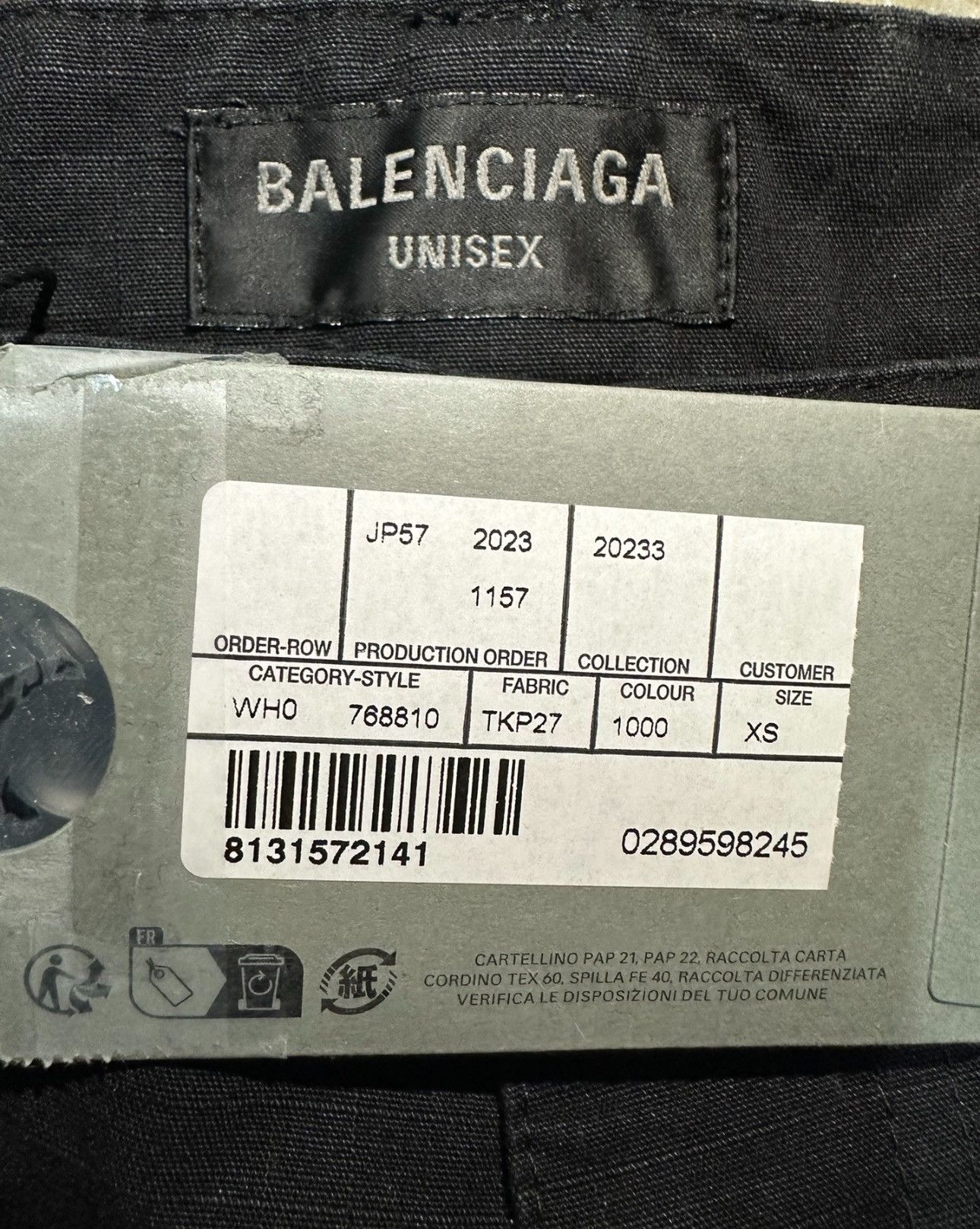 Balenciaga Balenciaga Flaired Cargo Pants Sz.XS Size US 29 - 9 Thumbnail