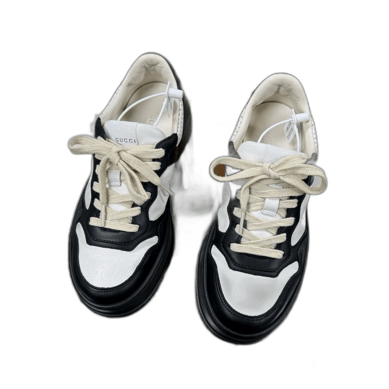 Gucci GUCCI Chunky Black and White Panda Sneakers Size US 6 / IT 36 - 1 Thumbnail