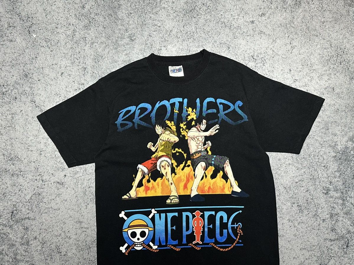 Anime Vintage One Piece Anime Tee Rare Print Japanese Movie Size US S / EU 44-46 / 1 - 3 Thumbnail