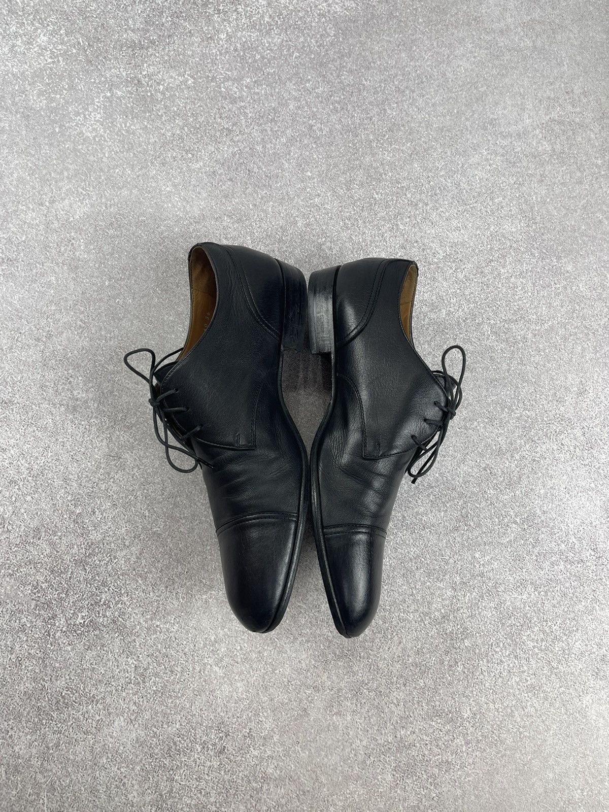 Moreschi Moreschi Leather Black Derby Classic Shoes Size US 10 Size US 10 / EU 43 - 6 Thumbnail