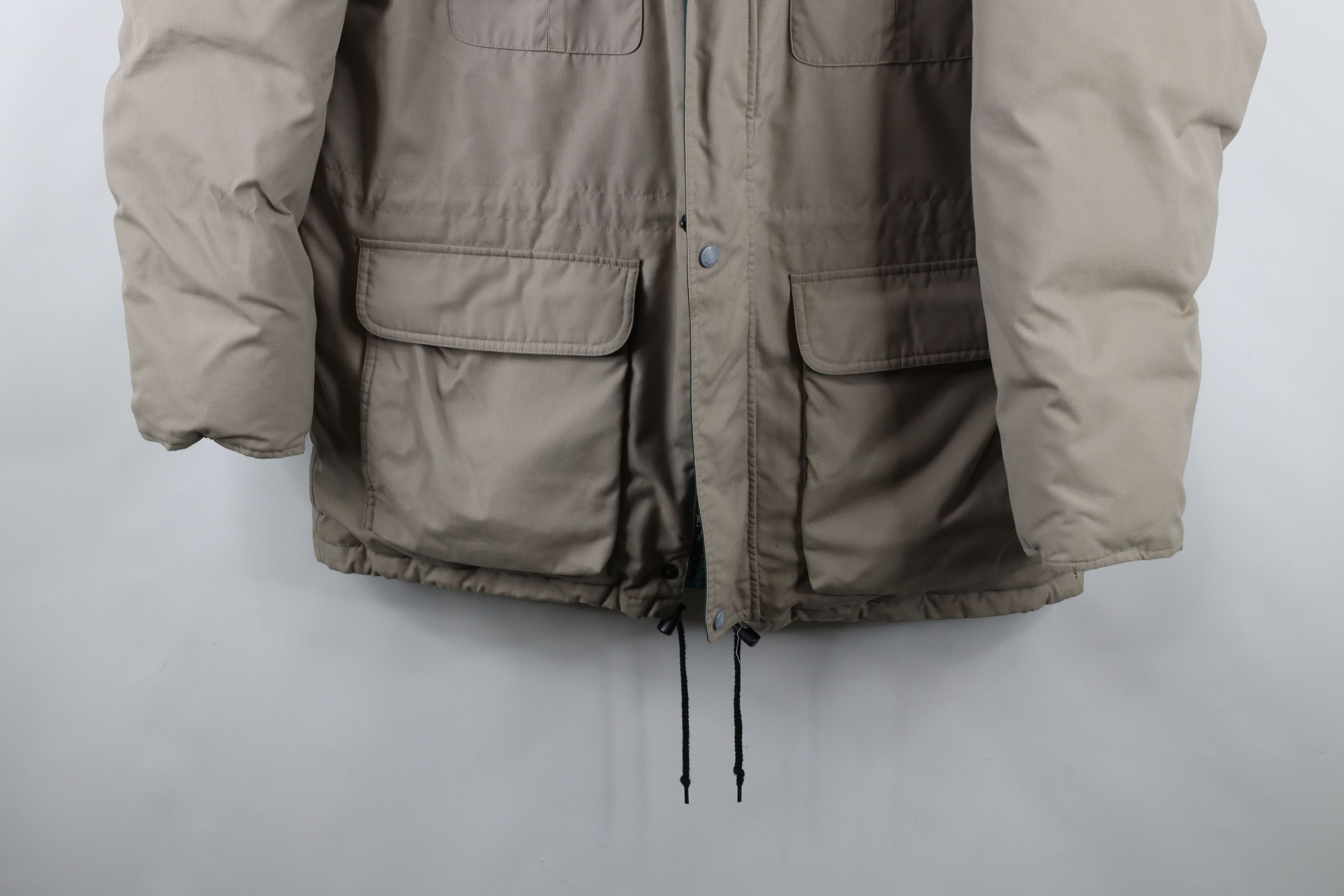 Eddie Bauer × Vintage Vintage 90s Eddie Bauer Line Duck Down Hooded Puffer Jacket Size US L / EU 52-54 / 3 - 4 Thumbnail