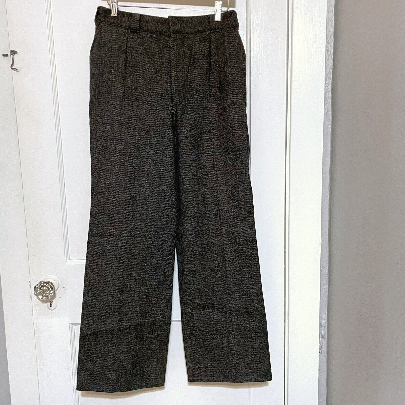 Woolrich Woolen Mills Vintage Woolrich Pants Womens 14 Gray Wool Herringbone Size 36" / US 14 / IT 50 - 1 Thumbnail