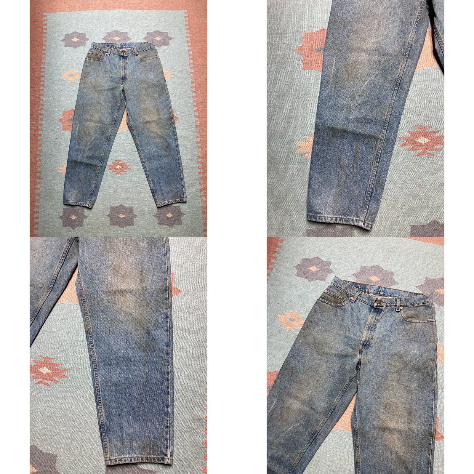 Levi's VINTAGE Levi’s 560 Jeans 34x30 Tapered Loose Fit Baggy 90s y2k skater faded Mens Jeans Size US 34 / EU 50 - 8 Thumbnail