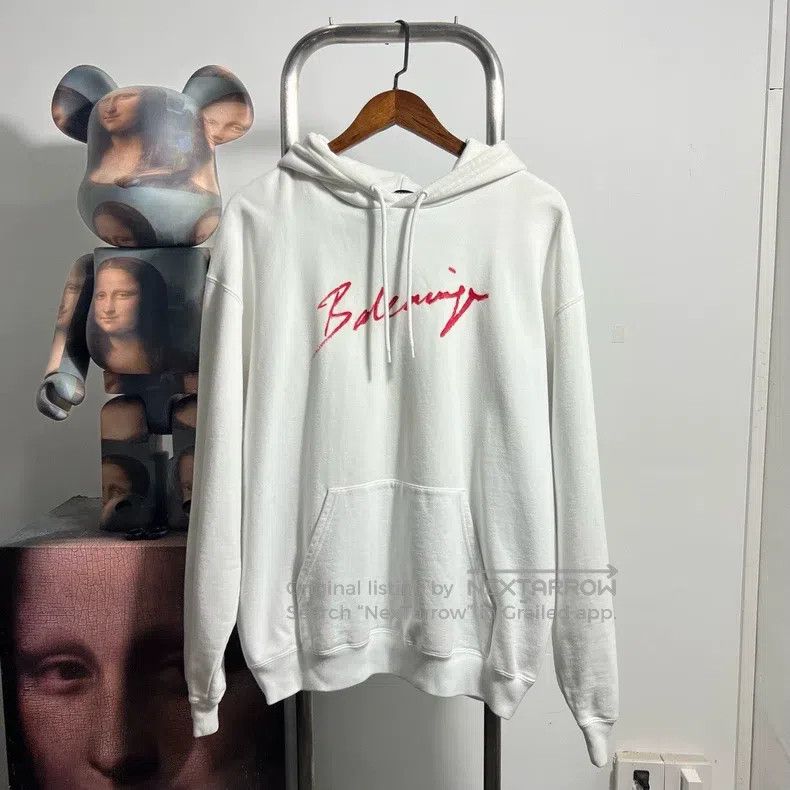 Balenciaga Balenciaga Scripted hoodie Size US M / EU 48-50 / 2 - 1 Thumbnail