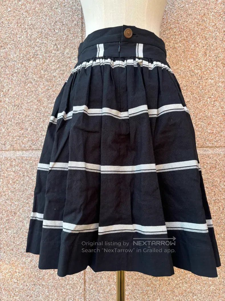 Vivienne Westwood Vivienne Westwood size 02 Cotton Linen Blend Skirt, Lined w Size 29" - 2 Thumbnail
