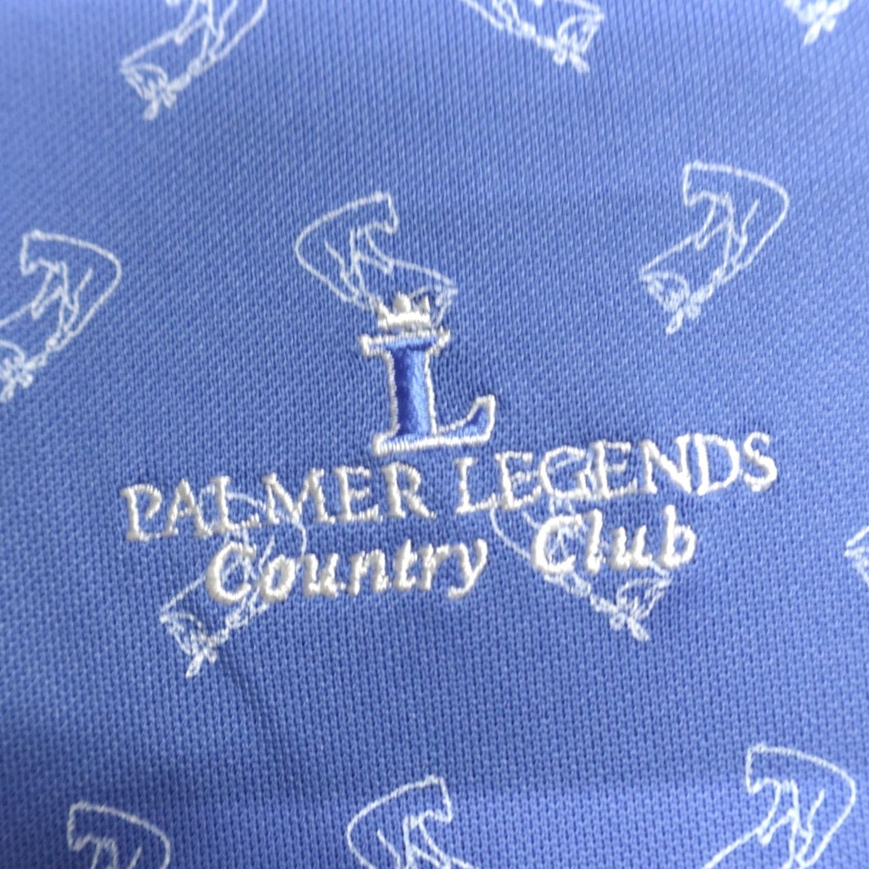 Vintage Fairway & Greene Polo Shirt XL Blue Bear All Over Print Mens Golf Shirt Size US XL / EU 56 / 4 - 3 Thumbnail