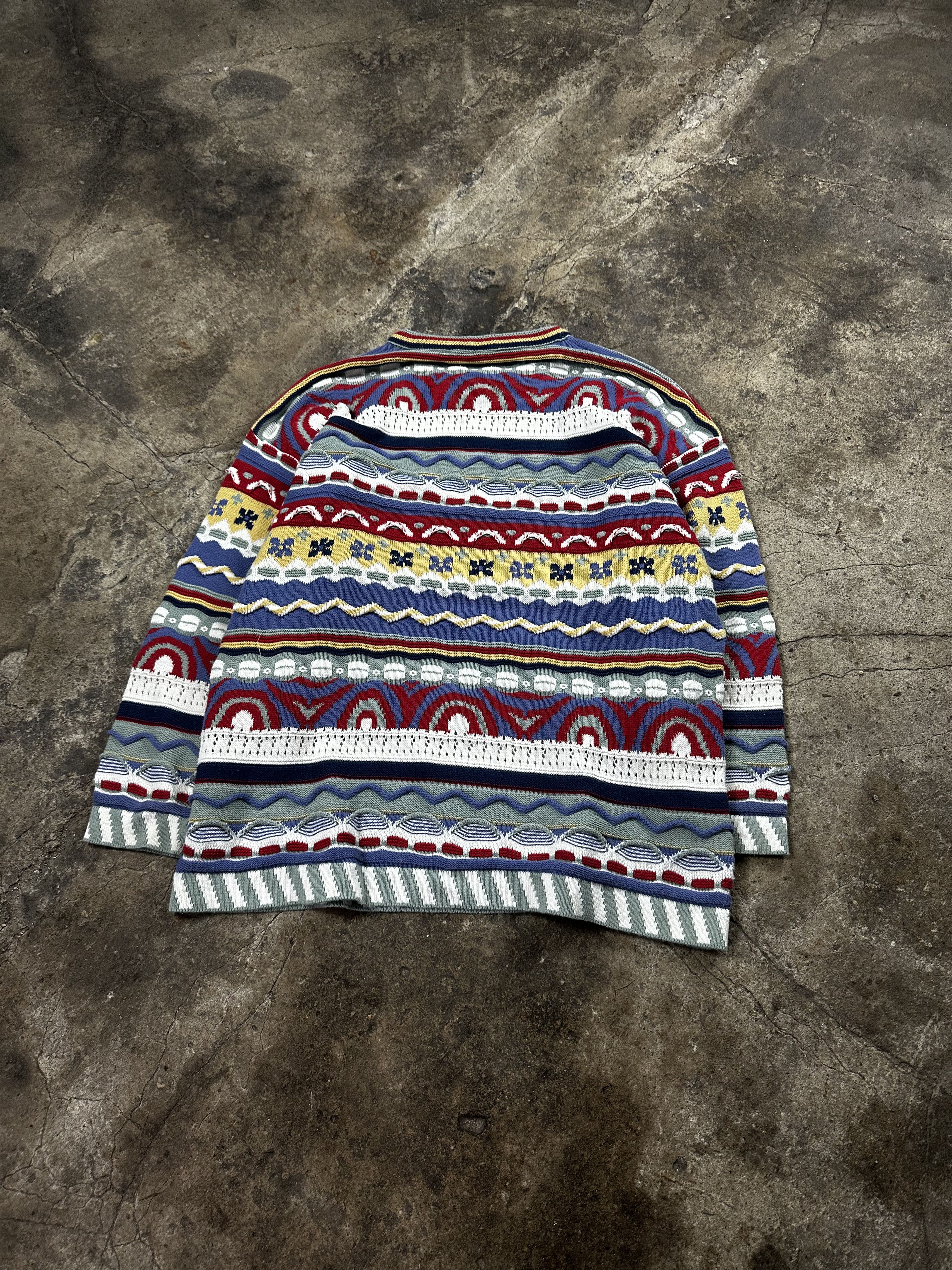 Vintage Vintage 3D Cable Knit Boxy Sweater Size US M / EU 48-50 / 2 - 4 Thumbnail
