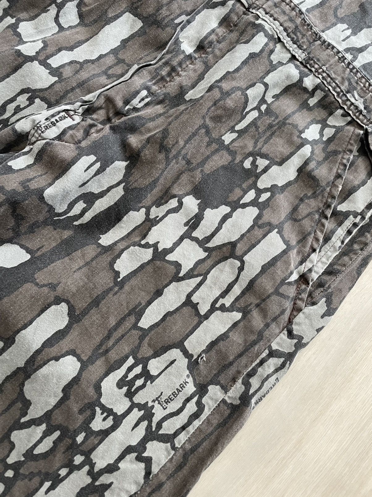 Vintage Vtg 80s TREBARK Camo Coveralls Hunting USA sz XL *distressed Size US XL / EU 56 / 4 - 3 Thumbnail