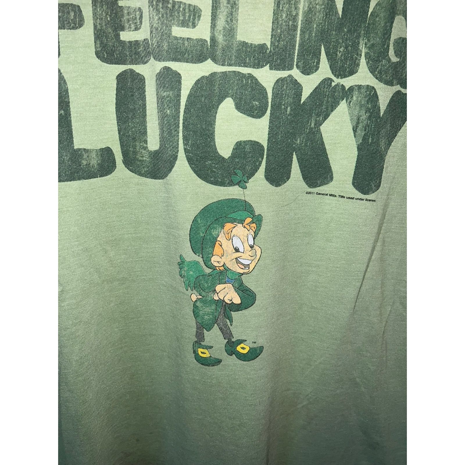 Vintage General Mills Lucky Charms Shirt Feeling Tee Ceral 2011 XL Size US XL / EU 56 / 4 - 3 Thumbnail