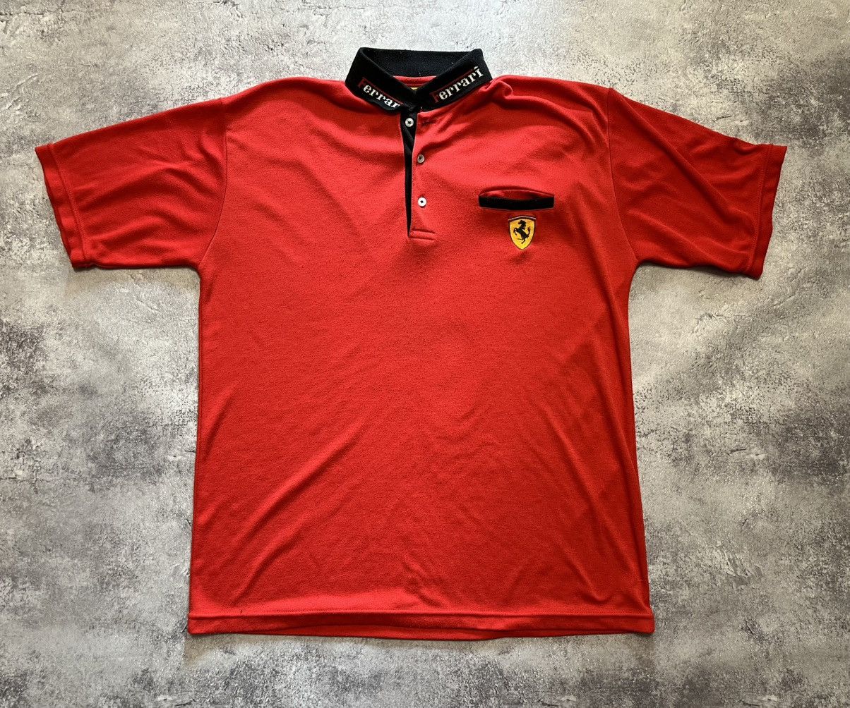 Ferrari Vintage Ferrari 1996 polo shirt Size US L / EU 52-54 / 3 - 1 Thumbnail