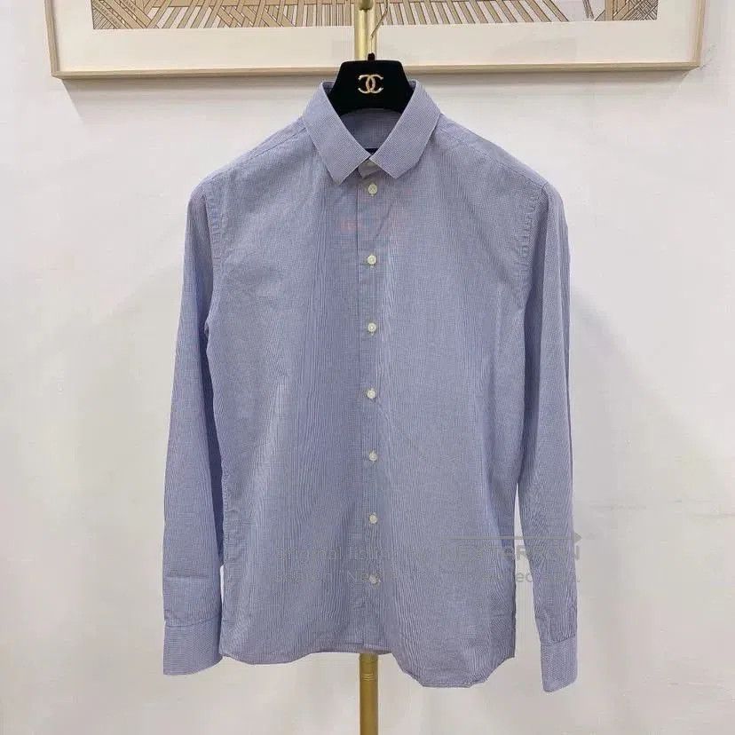 Givenchy Givenchy Men's Blue Check Shirt 40. Size US XXS / EU 40 - 1 Thumbnail