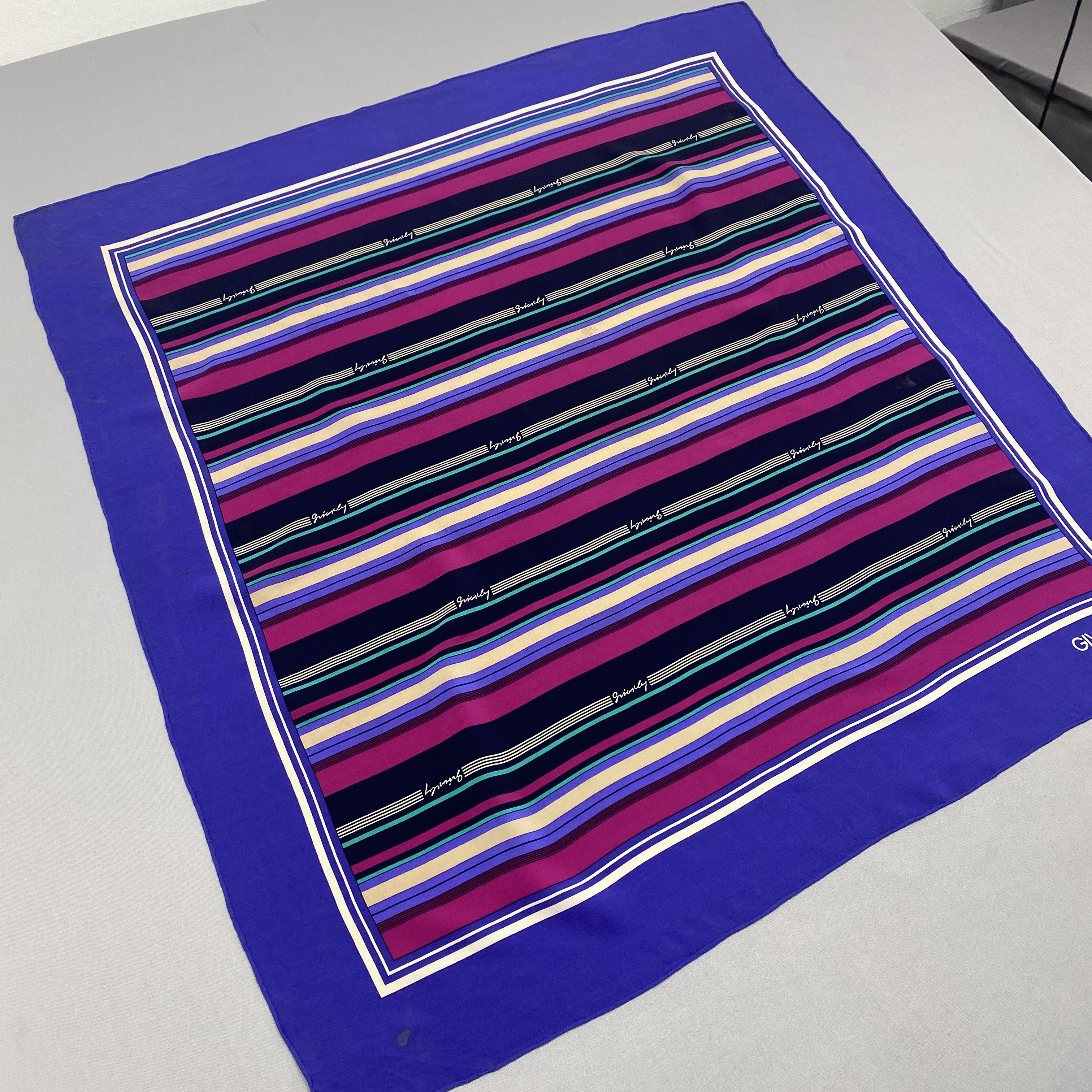 Givenchy Vintage Givenchy SILK Scarf Twill Stole Wraps Scarves Size ONE SIZE - 3 Thumbnail