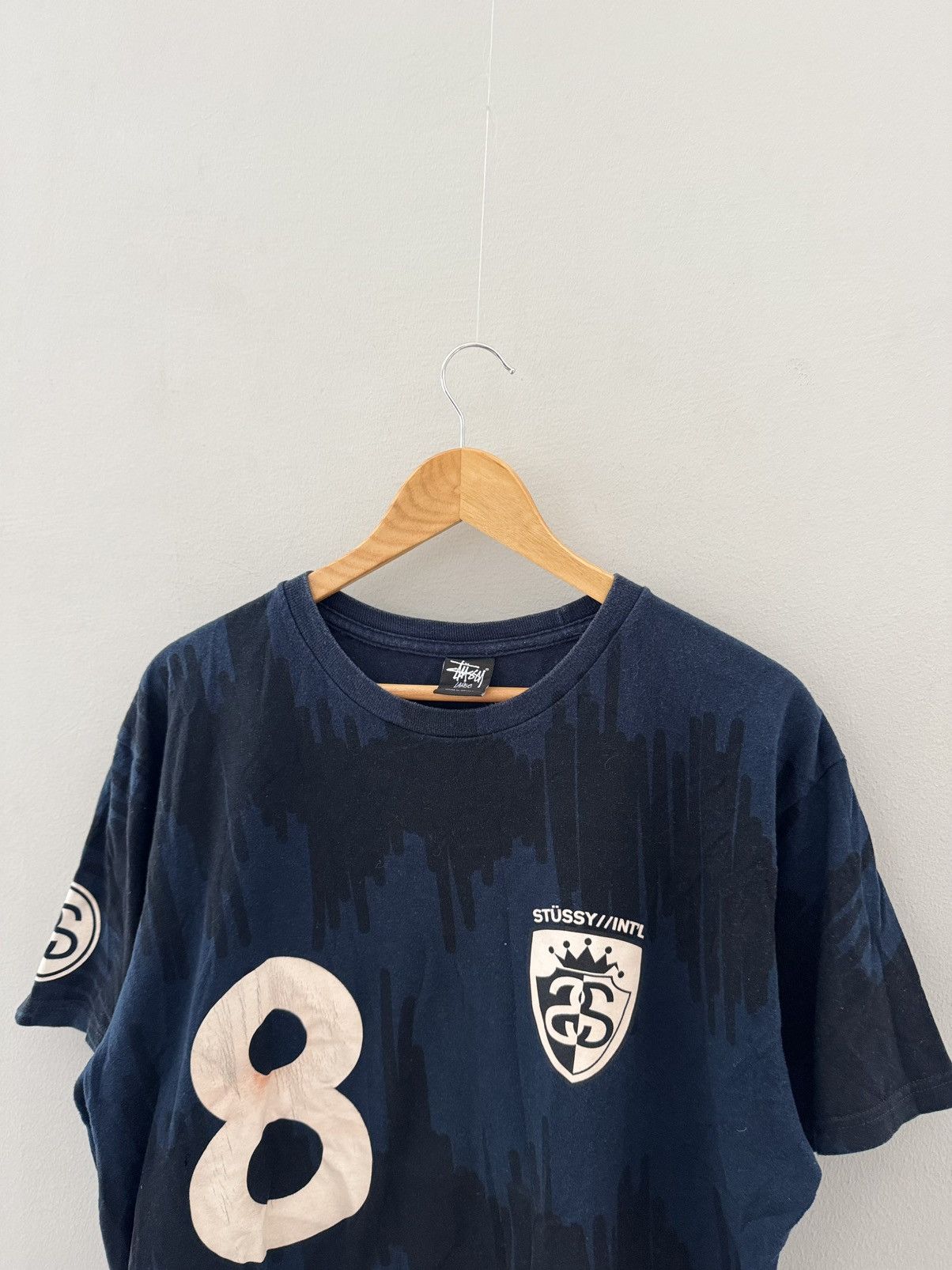 Stussy Stussy 8 Noise Tee 'Navy' T-shirt Size US L / EU 52-54 / 3 - 3 Thumbnail