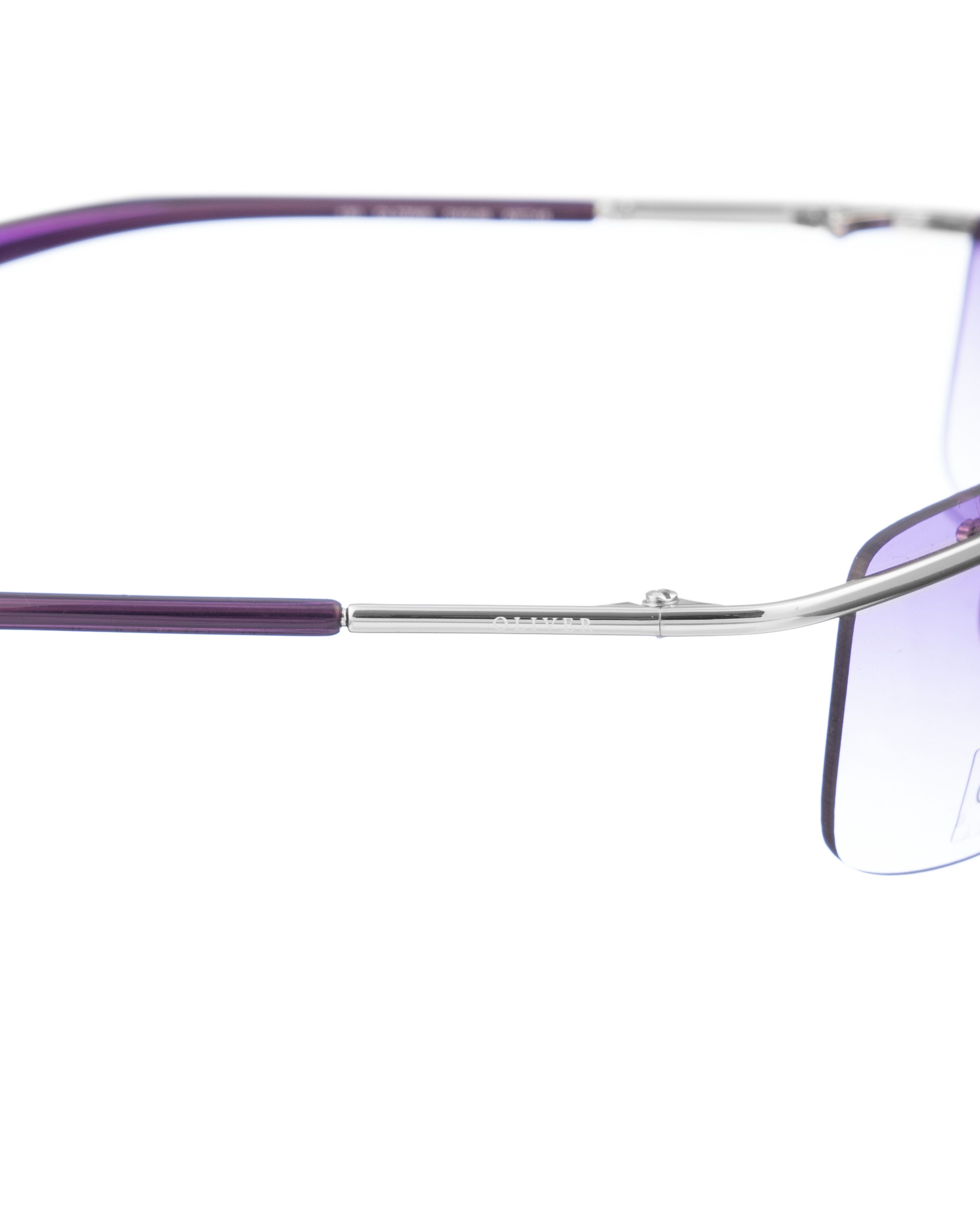 Valentino Oliver by Valentino '90 Purple Rimless Sunglasses Size ONE SIZE - 2 Thumbnail