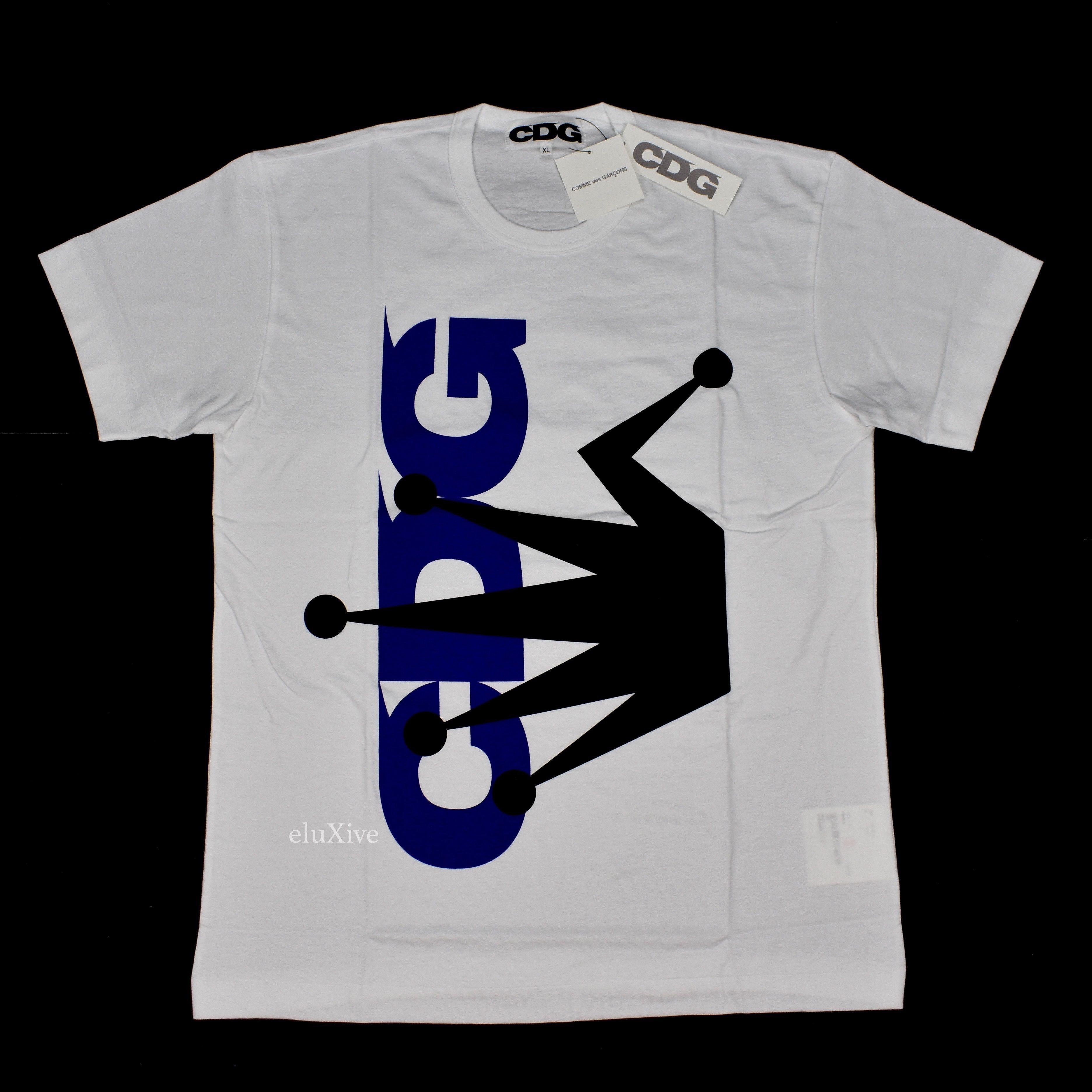 Comme des Garcons Short Sleeve White CDG 1986 ete logo print T