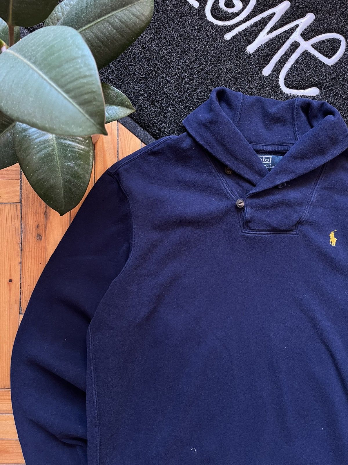 Polo Ralph Lauren Vintage Polo Ralph Lauren Small Logo Sweatshirt With Buttons Size US L / EU 52-54 / 3 - 2 Thumbnail