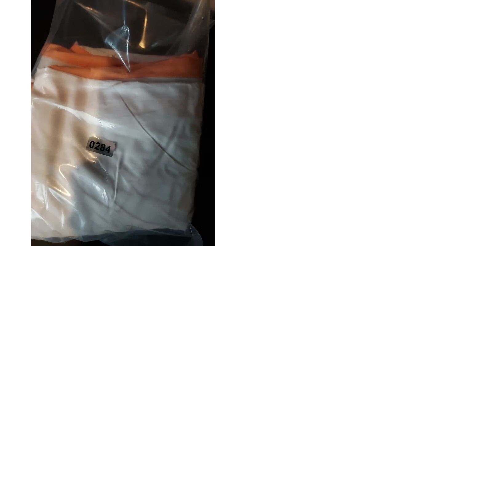 Under Armour VINTAGE Under Armour UA Rush Woven Pants Womens XL White Orange Athletic Track Jogg Size 40" / US 18 - 9 Thumbnail