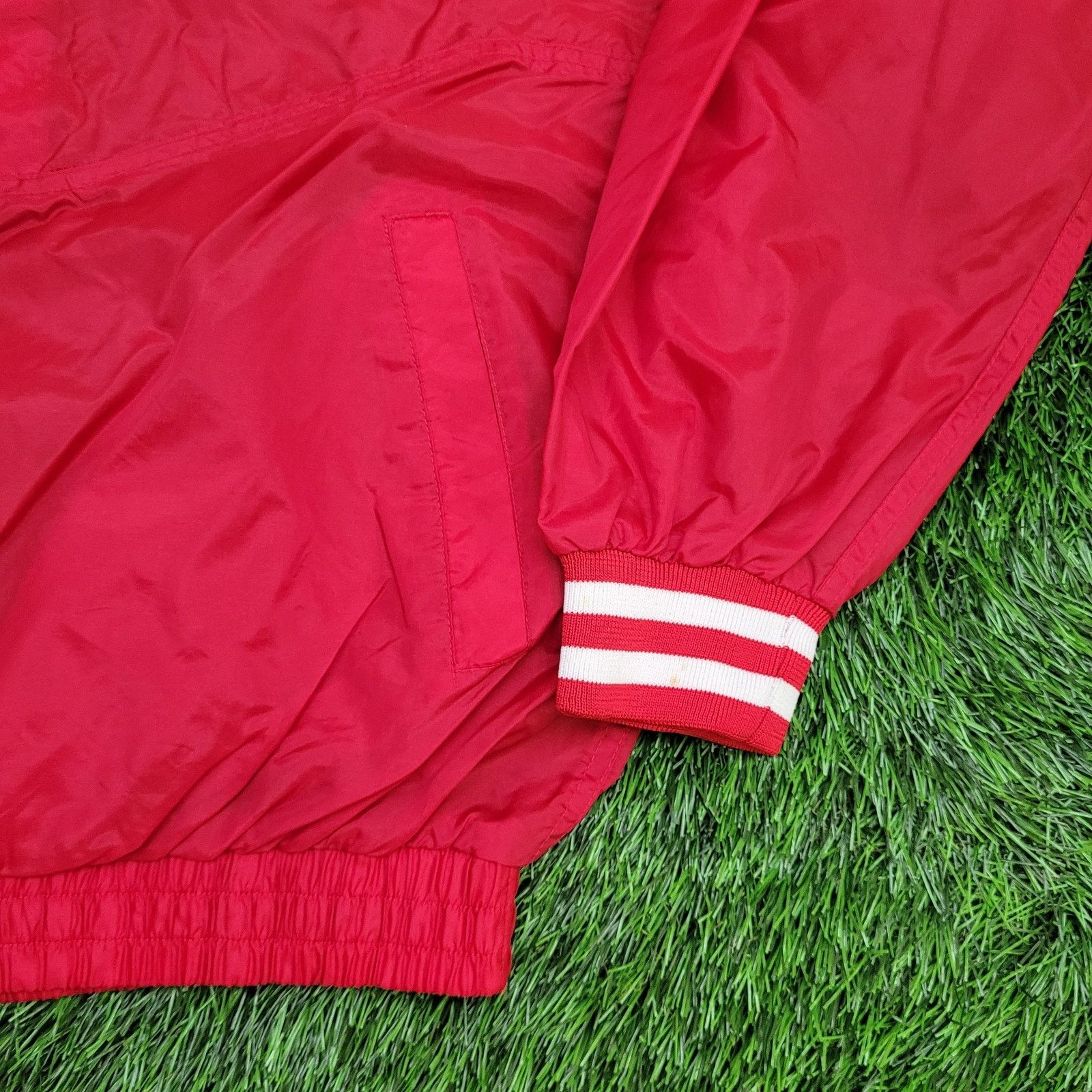 Pro Player Vintage 90s Detroit Red-Wings Jacket Medium 27x27 Baggy Red Size US M / EU 48-50 / 2 - 20 Thumbnail