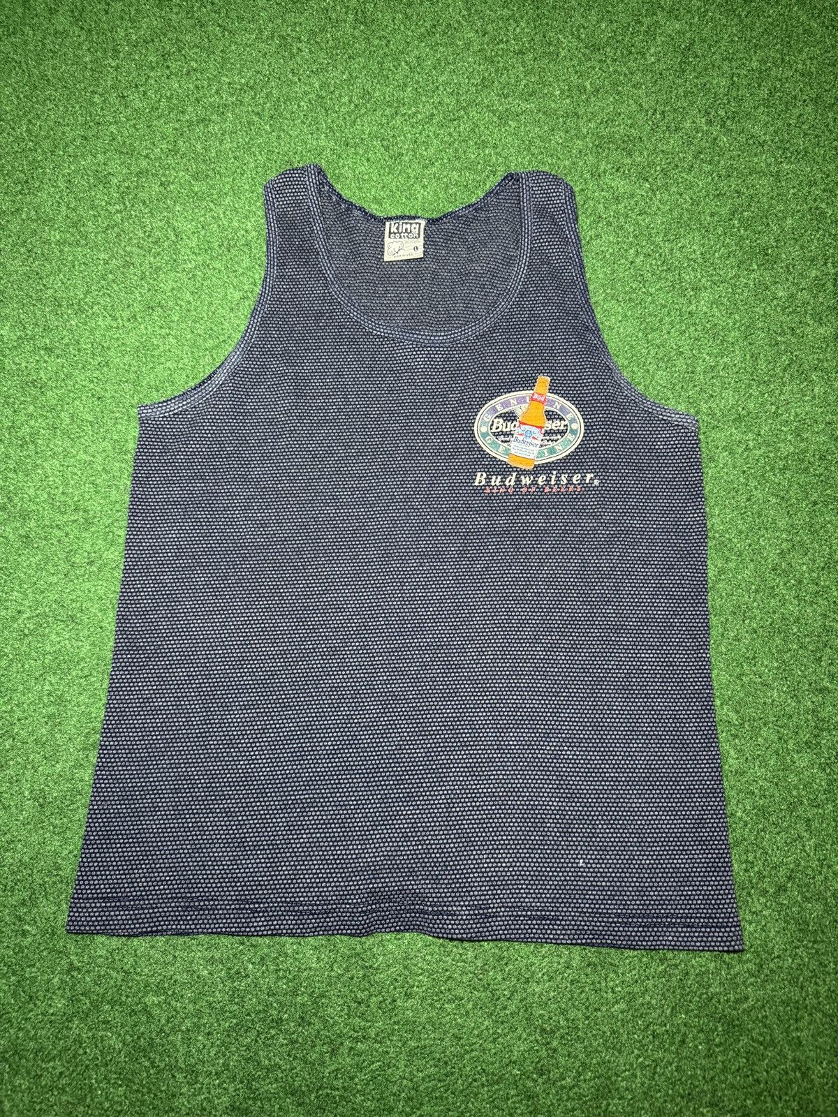 Budweiser Vintage 90s Budweiser King Of Beers M/L Retro Tank Top Size US M / EU 48-50 / 2 - 1 Thumbnail