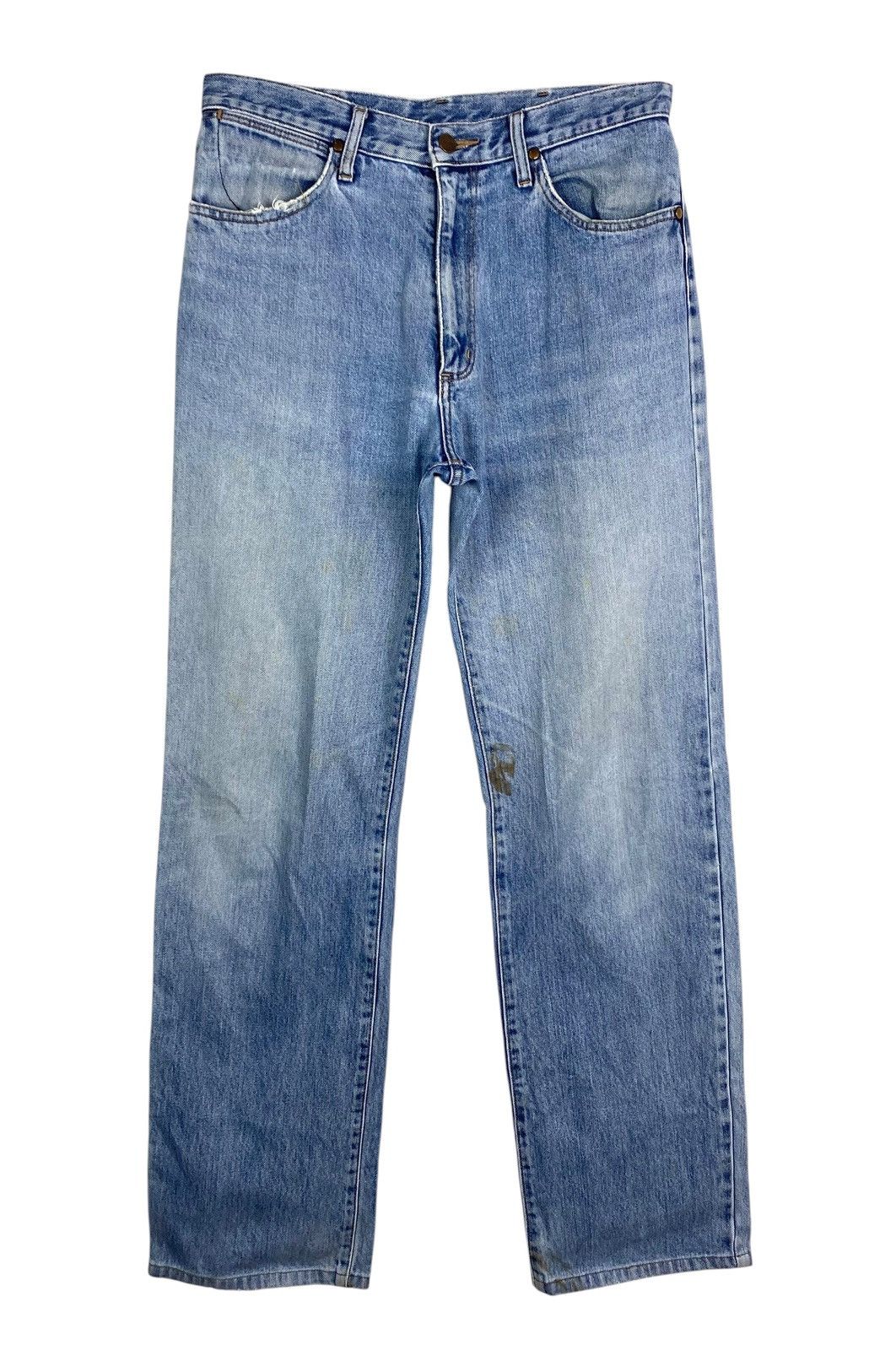 Wrangler Rare‼️ Vintage Wrangler Distressed Jeans Size US 32 / EU 48 - 1 Thumbnail