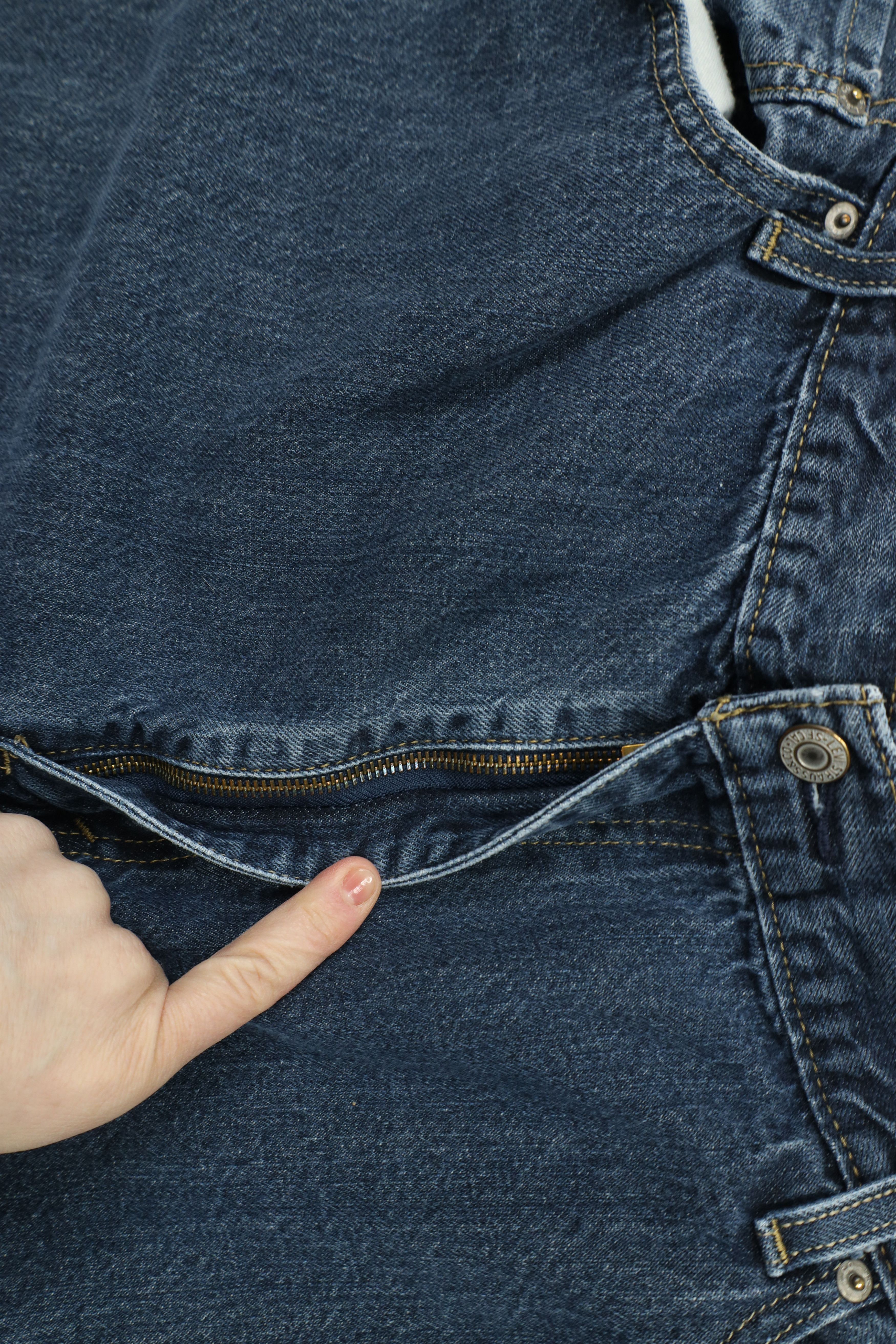 Levi's × Vintage Vintage Y2K Levis 559 Relaxed Straight Wide Leg Denim Jeans Size US 44 / EU 60 - 6 Thumbnail