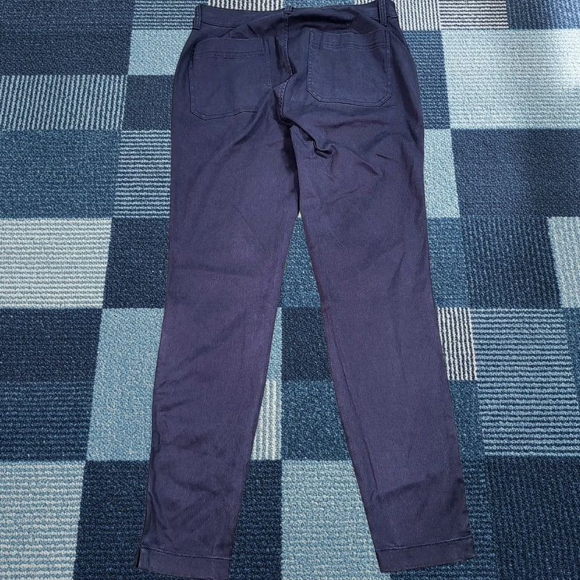 J.Crew J.Crew Pants Womens Blue Chino Skinny Mid-Rise Flat Front Zip Closure Pockets 30 Size 30" / US 8 / IT 44 - 1 Thumbnail
