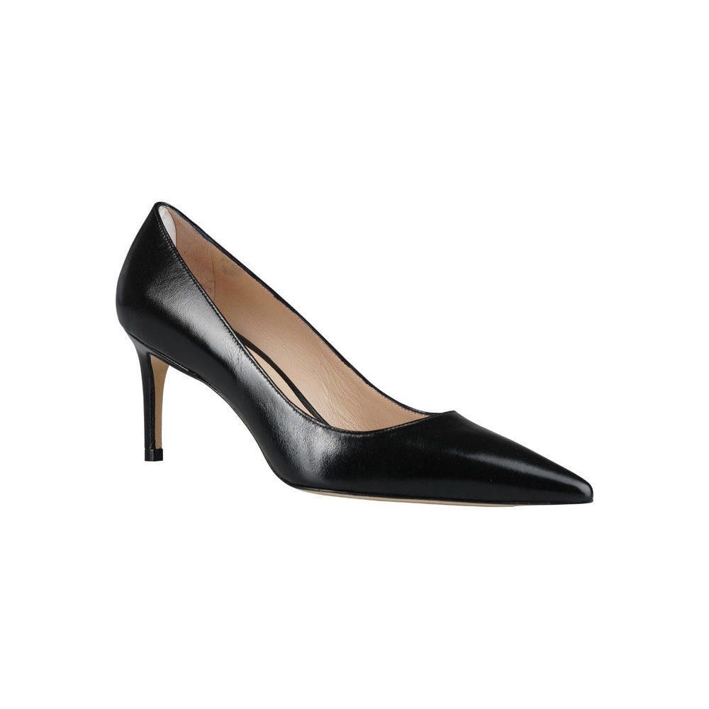 STUART WEITZMAN STUART 75 LEATHER PUMP, SIZE 41