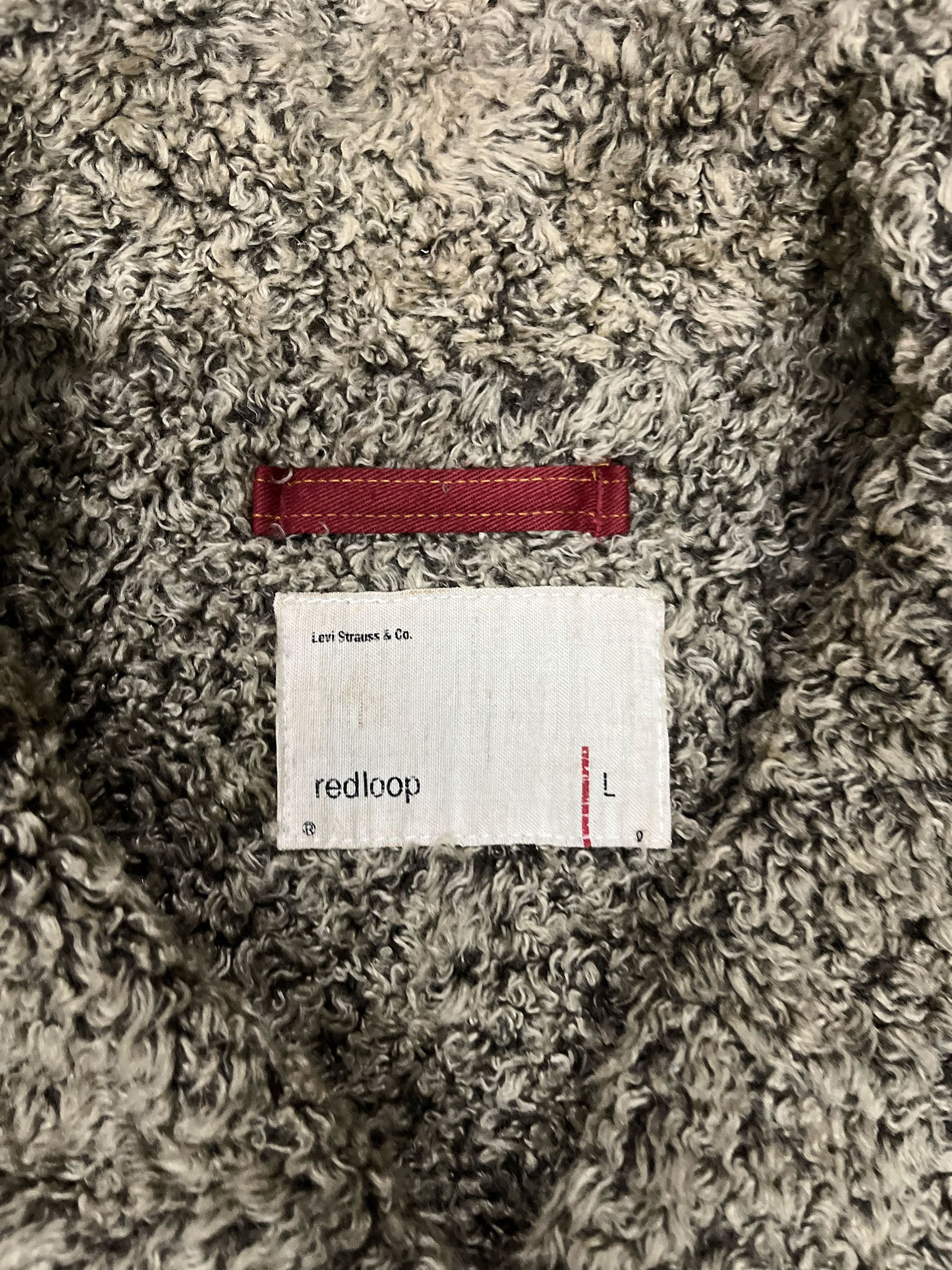 Levi's Vintage Clothing Vintage Levis Red Loop Canvas Jacket Fleece inside Size US L / EU 52-54 / 3 - 2 Thumbnail