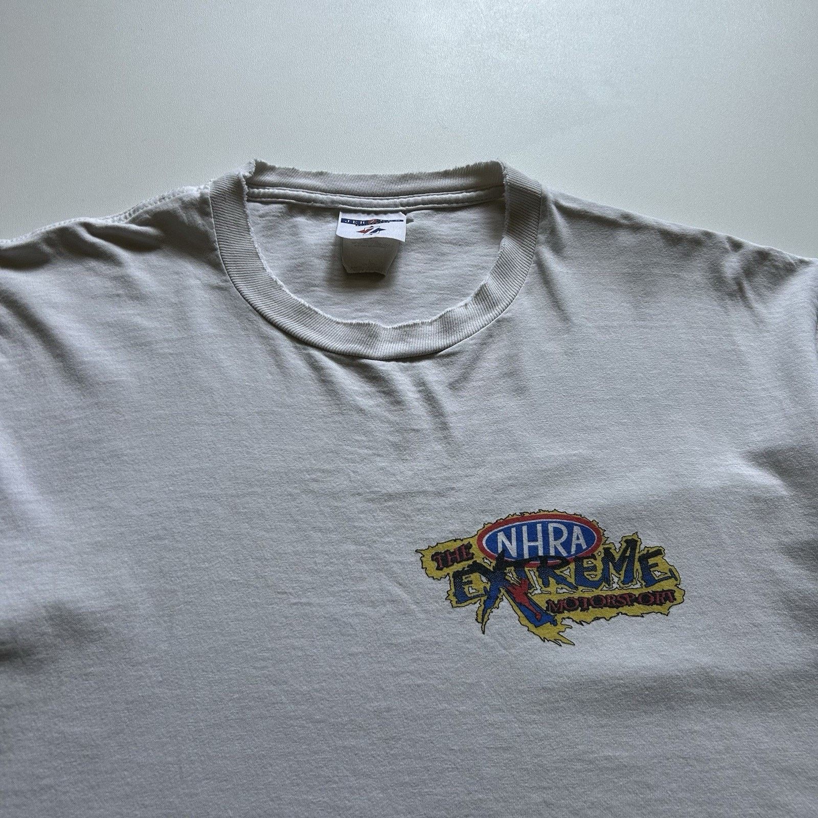 Jerzees Vintage NHRA Extreme Racing T Shirt Large Distressed 90s Y2K Size US L / EU 52-54 / 3 - 4 Thumbnail