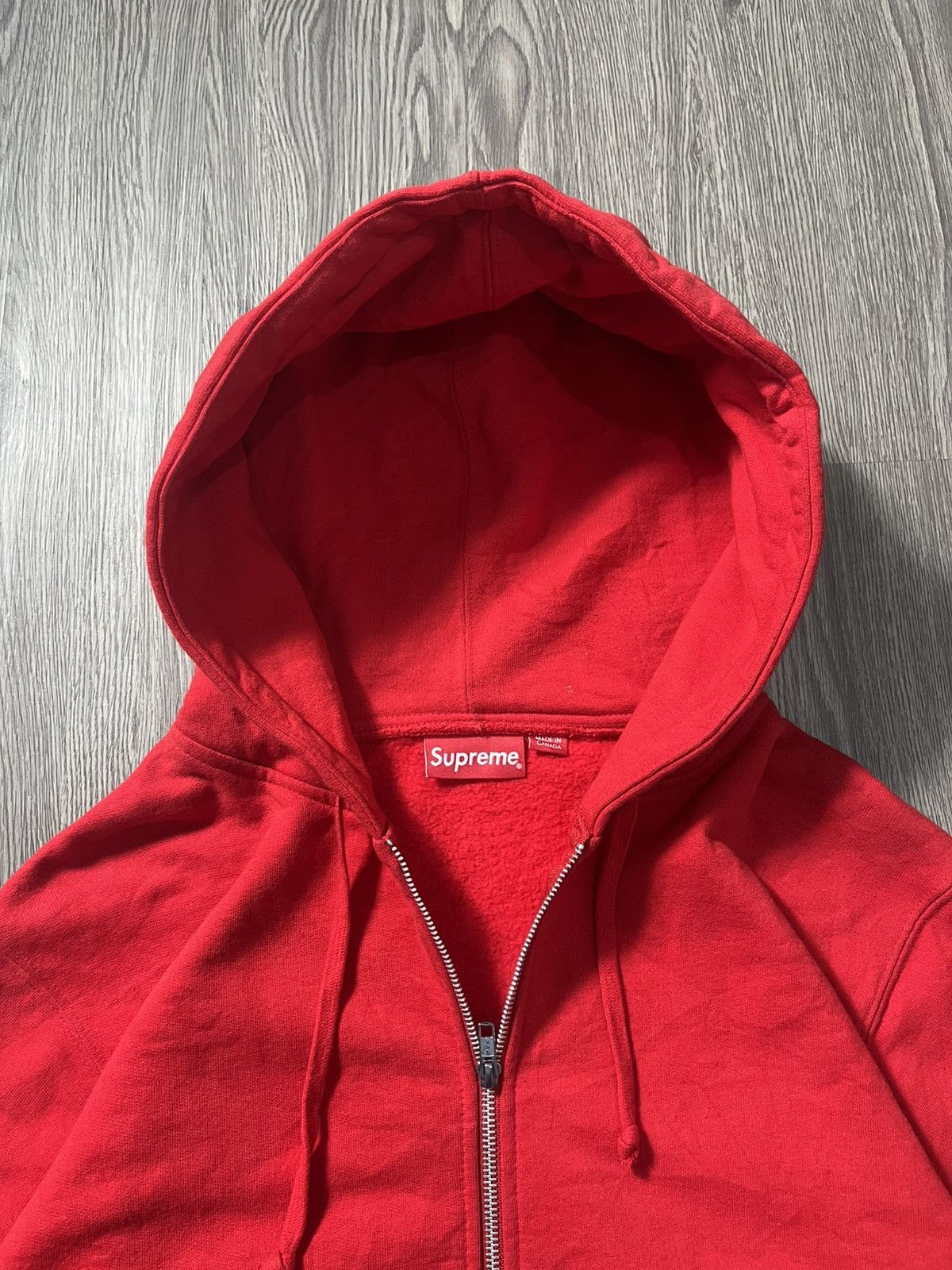 Supreme Supreme Text Rib Hoodie Size US L / EU 52-54 / 3 - 6 Thumbnail
