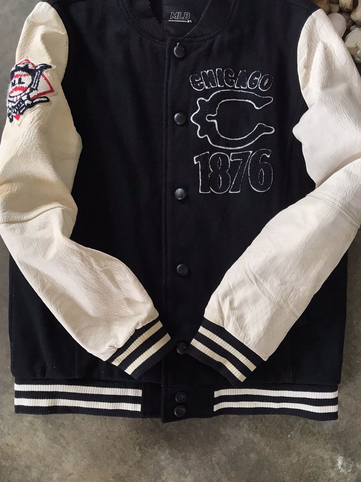 MLB × Vintage VINTAGE MLB Chicago 1876 Varsity Jacket 🔥 Size US L / EU 52-54 / 3 - 10 Thumbnail